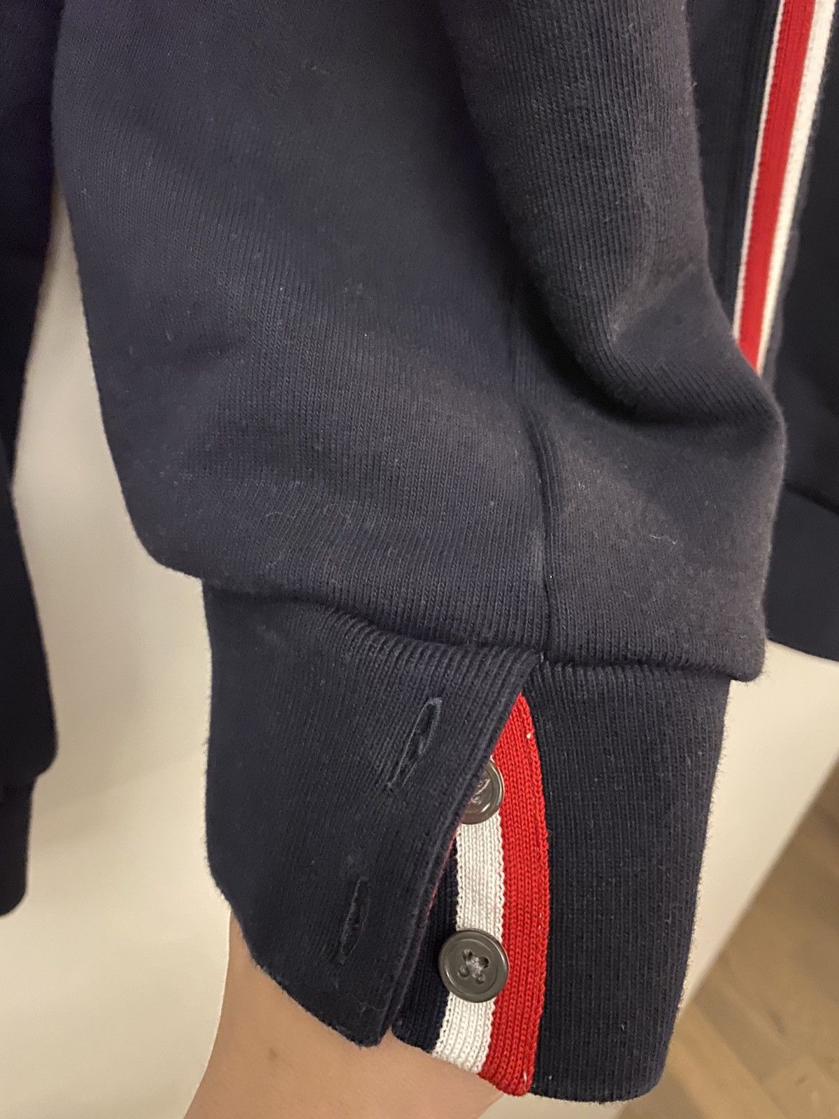 Thom Browne Thom Browne Classic Stripe Hoodie Size US S / EU 44-46 / 1 - 7 Thumbnail