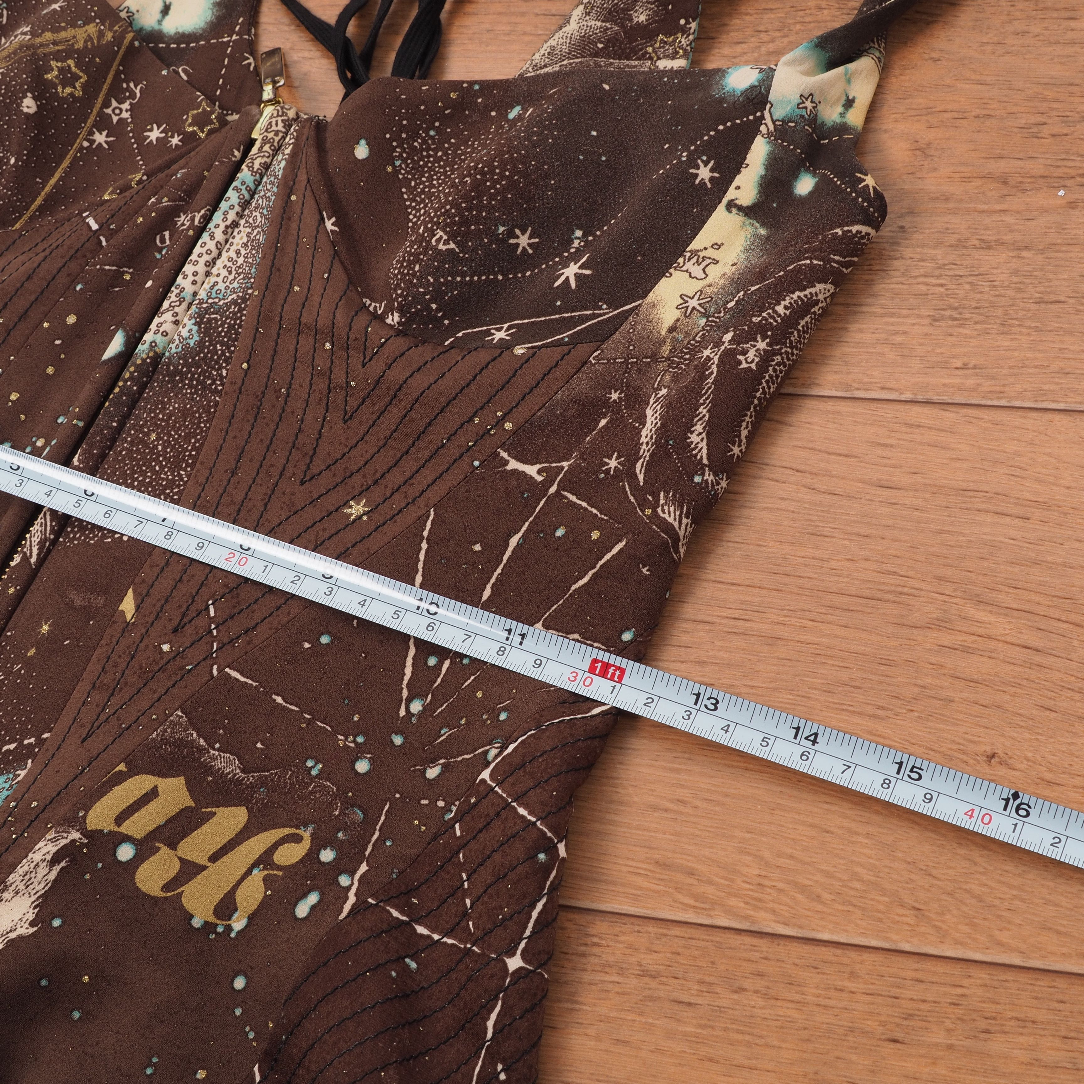 Roberto Cavalli Roberto Cavalli Zodiac Astrology Crop Top Corset 42 S Small Size S / US 4 / IT 40 - 14 Thumbnail