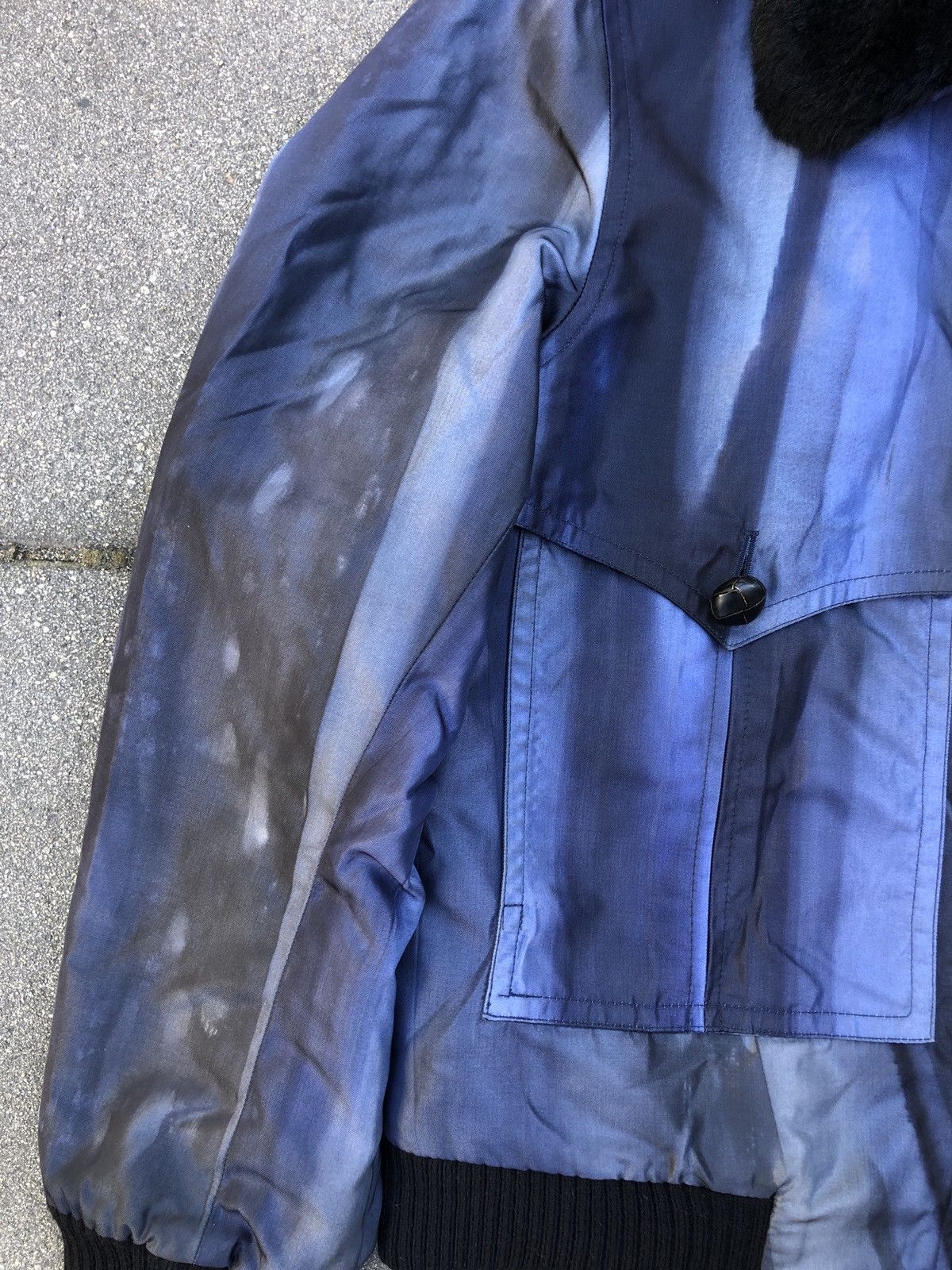 Dior × John Galliano Fits mens M Aw01 Dior boutique “sun faded” bomber jacket fur Size M / US 6-8 / IT 42-44 - 4 Thumbnail