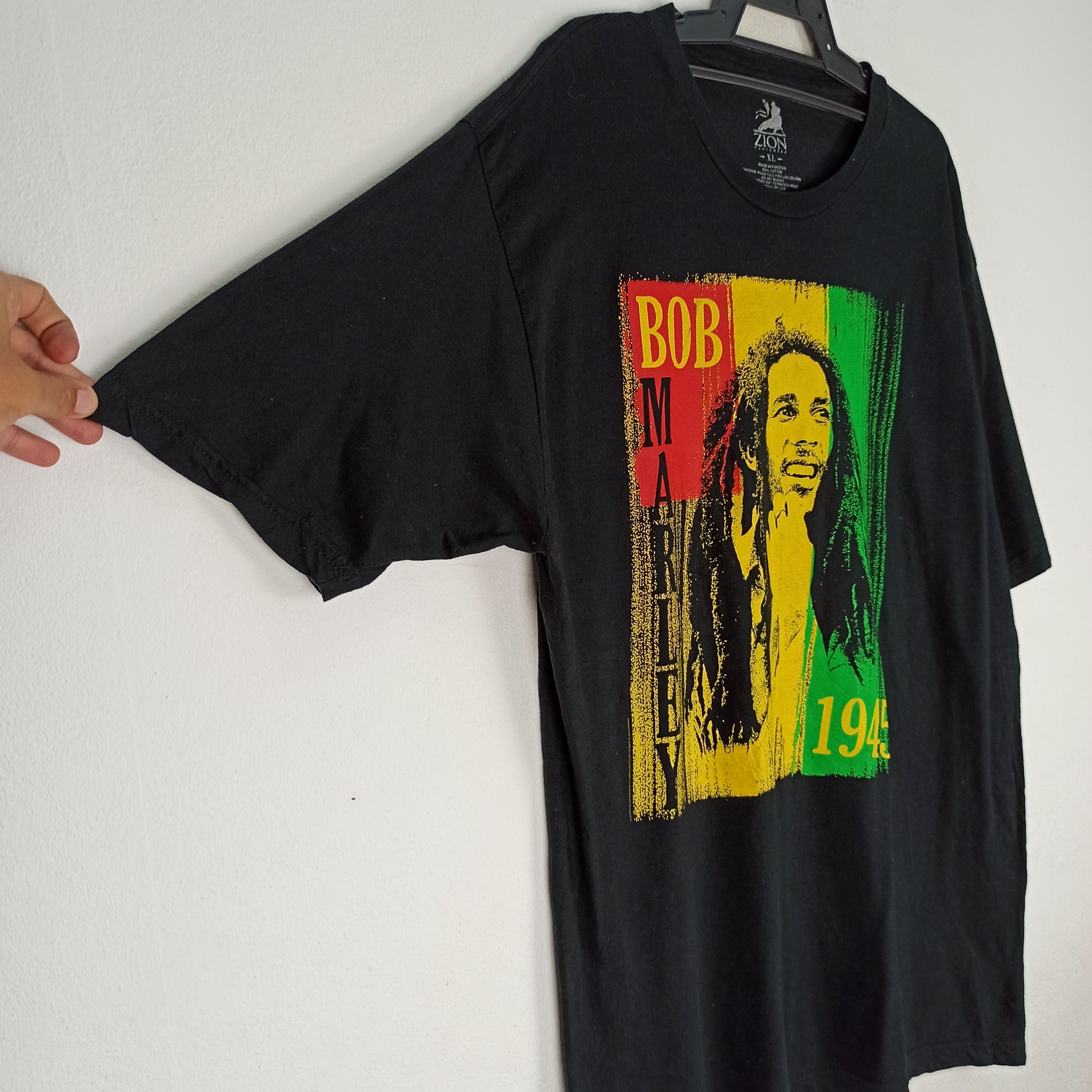Bob Marley Rare Bob Marley Rasta Tshirt Size XL Size US XL / EU 56 / 4 - 2 Thumbnail