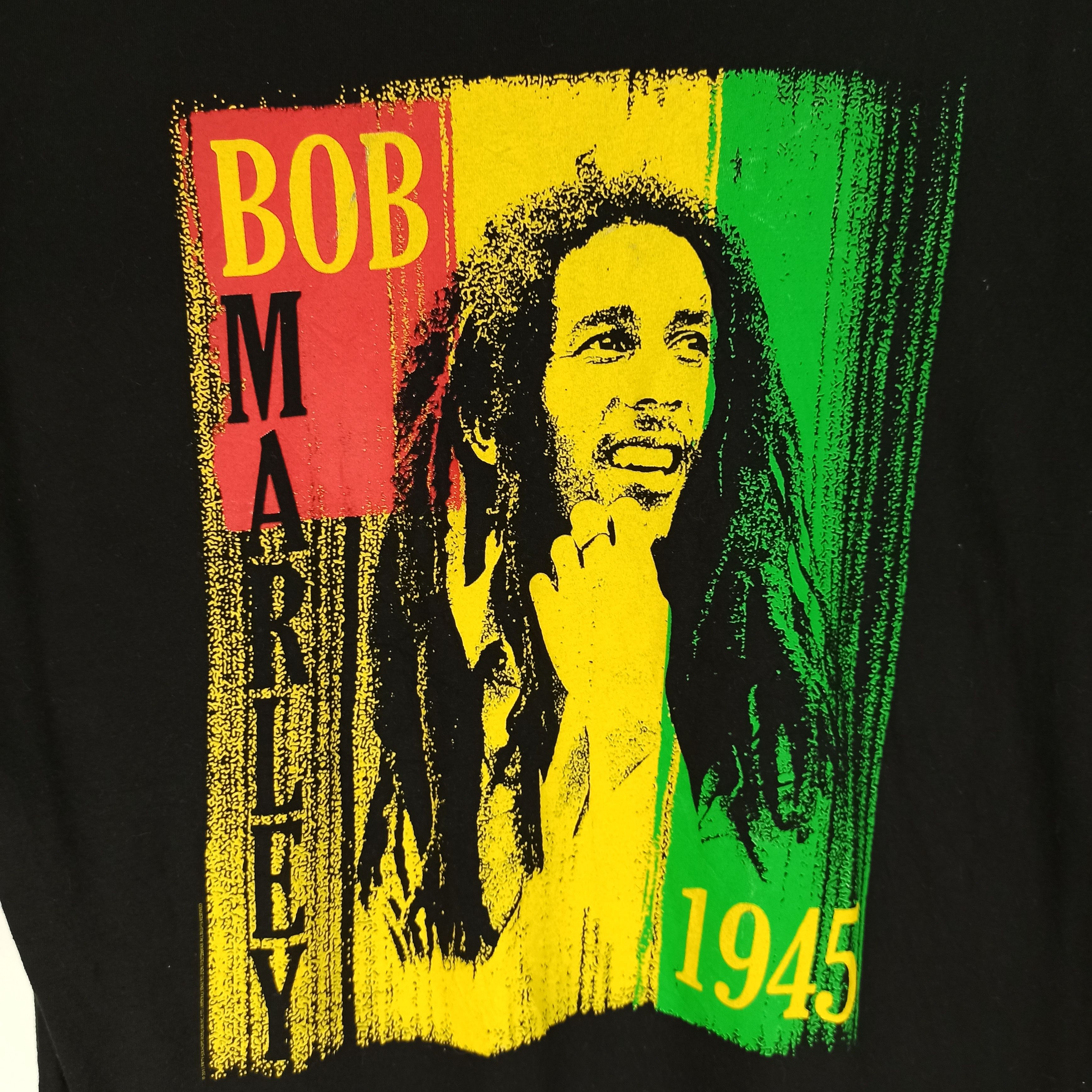 Bob Marley Rare Bob Marley Rasta Tshirt Size XL Size US XL / EU 56 / 4 - 3 Thumbnail