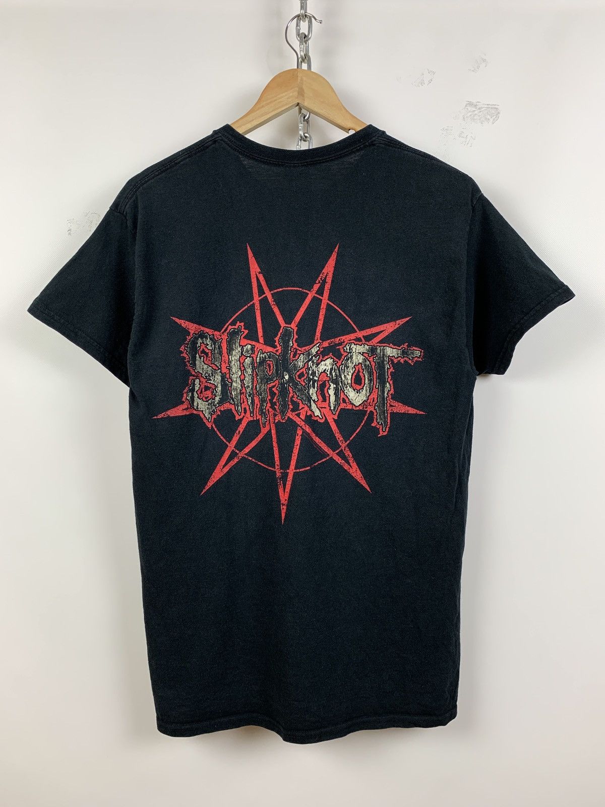 Band Tees 2014 Vintage Slipknot 5 The Grey Chapter Black Band T-Shirt Size US M / EU 48-50 / 2 - 2 Thumbnail