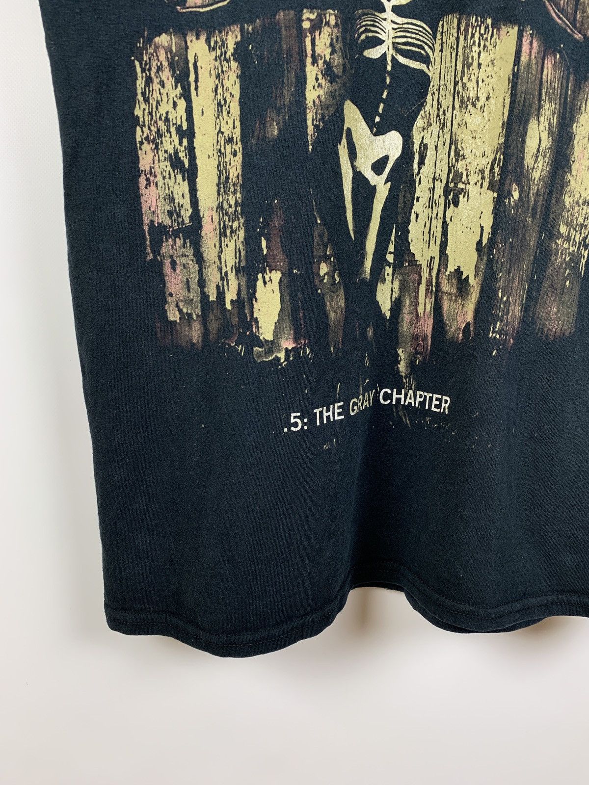 Band Tees 2014 Vintage Slipknot 5 The Grey Chapter Black Band T-Shirt Size US M / EU 48-50 / 2 - 7 Thumbnail