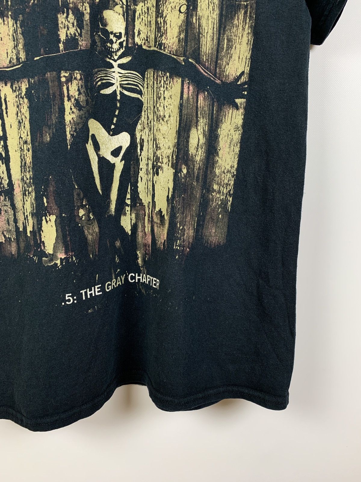 Band Tees 2014 Vintage Slipknot 5 The Grey Chapter Black Band T-Shirt Size US M / EU 48-50 / 2 - 8 Thumbnail