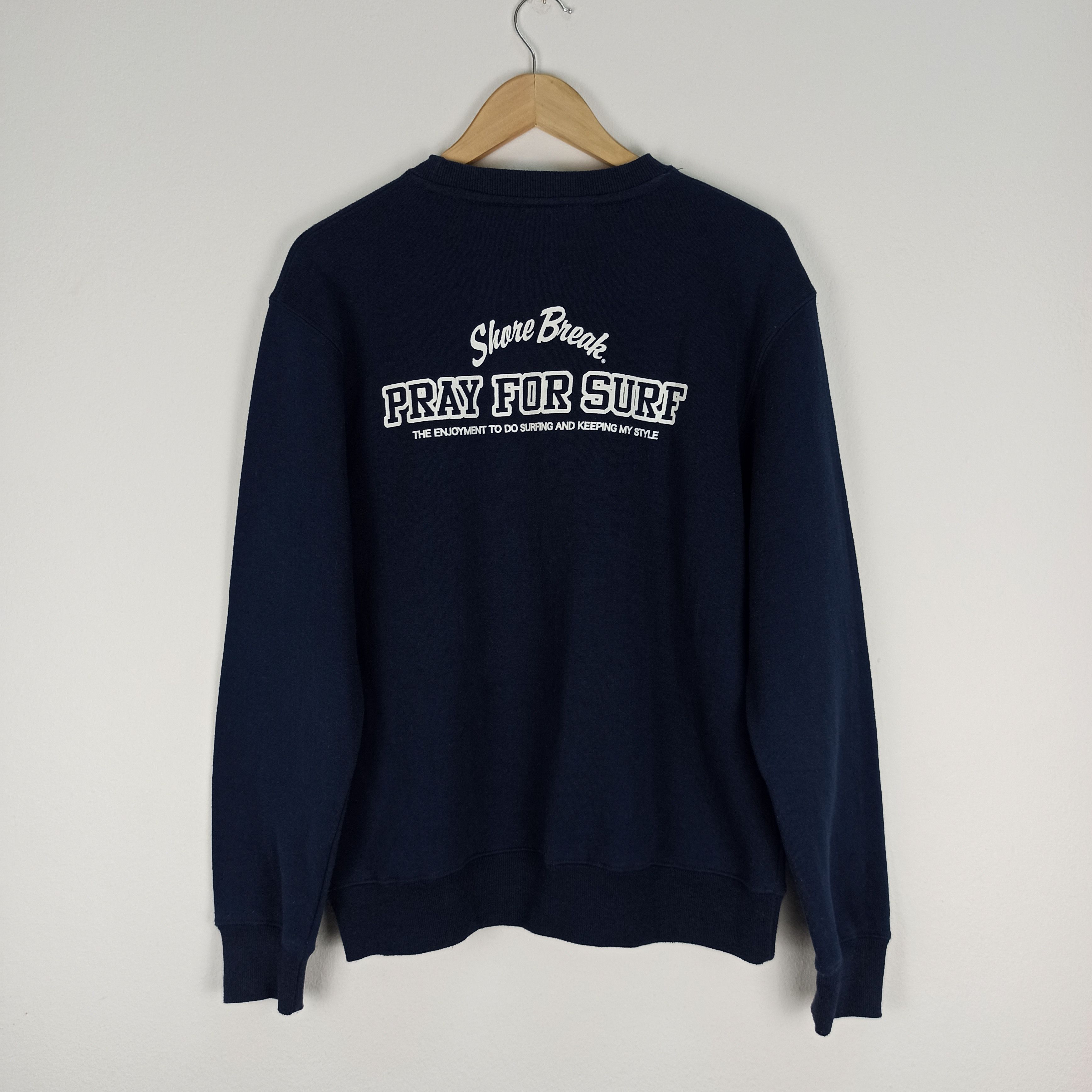 Japanese Brand 🔥Rare🔥 Pray for Surf by Shore Break Sweatshirt Size US L / EU 52-54 / 3 - 5 Thumbnail