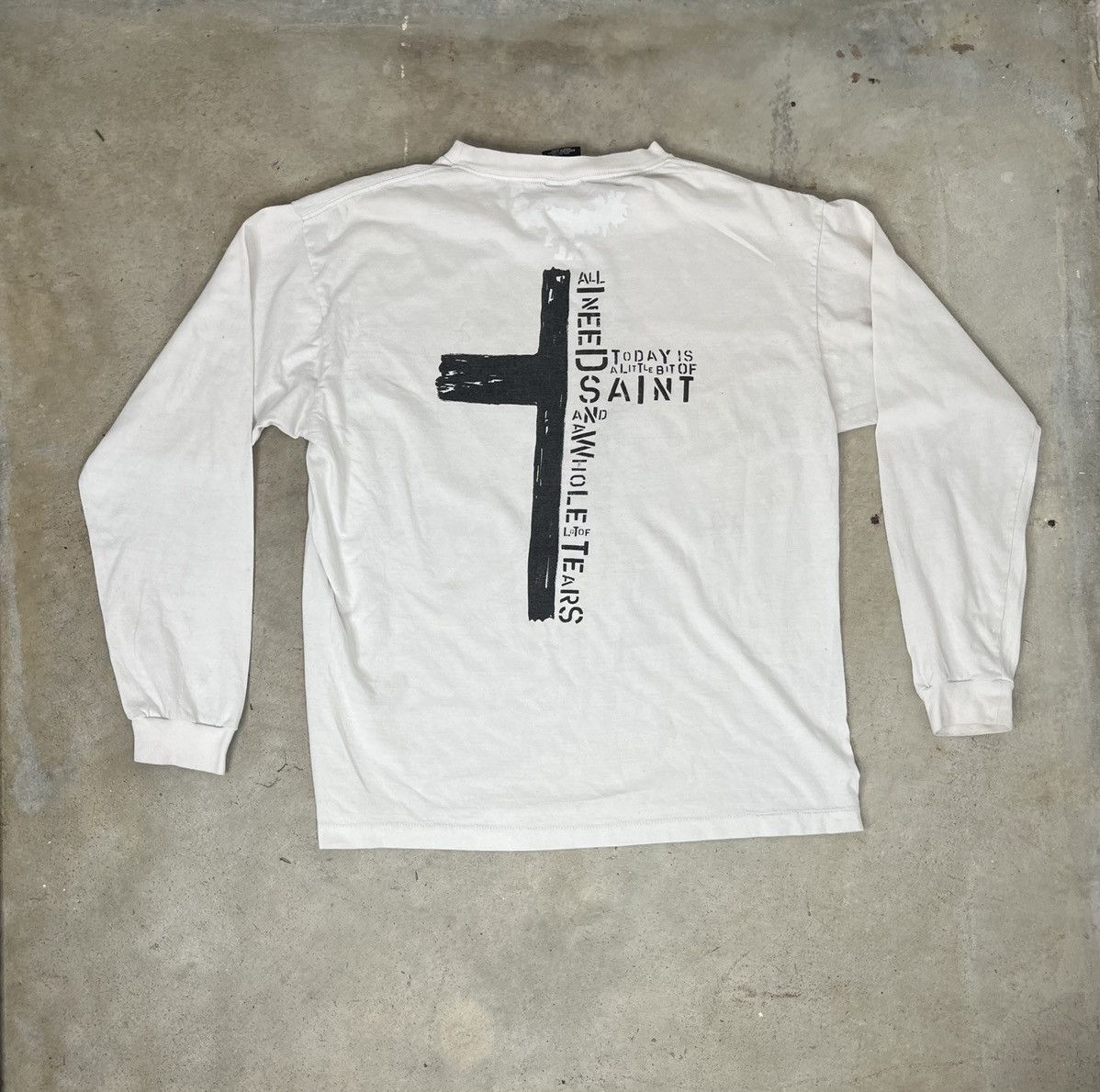 DENIM TEARS × Saint Michael Saint Michael Double Jesus LS | Grailed 