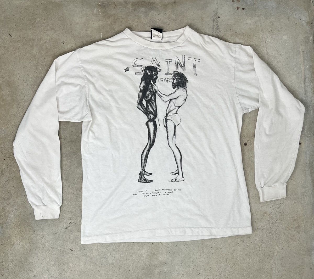 DENIM TEARS × Saint Michael Saint Michael Double Jesus LS | Grailed 