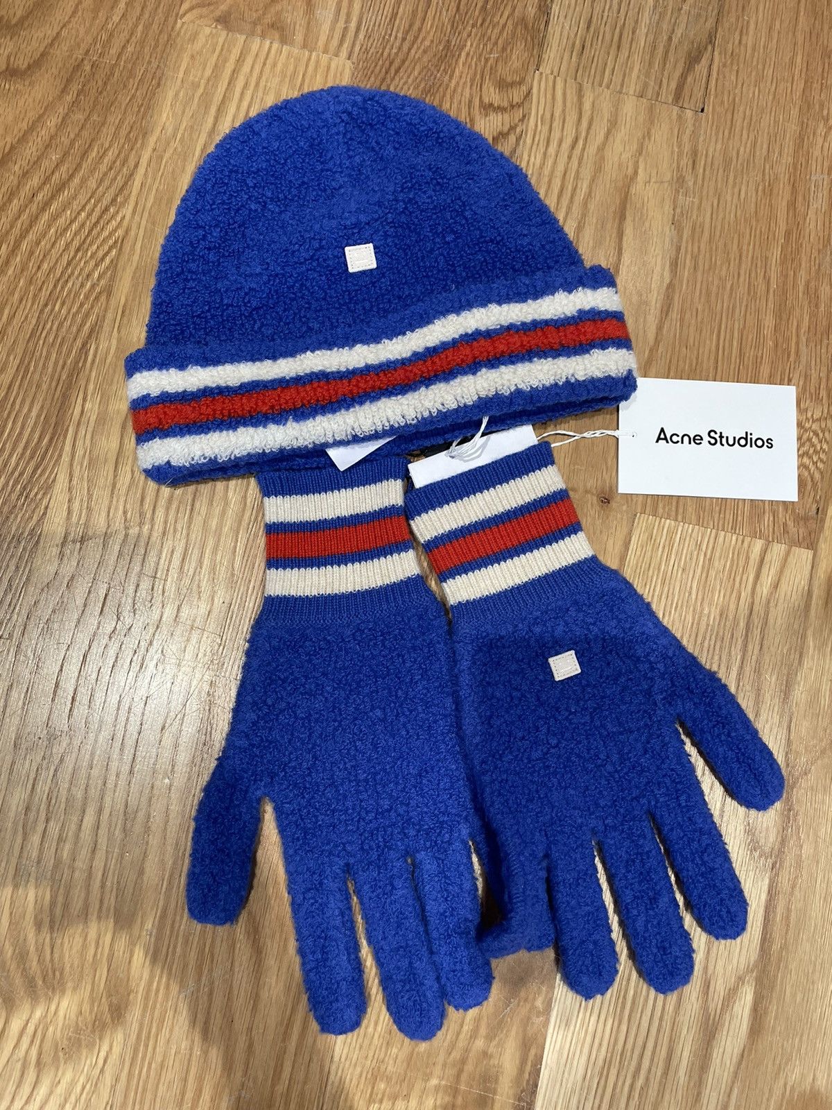 Acne Studios Acne Knit Hat & Gloves Size ONE SIZE - 1 Thumbnail