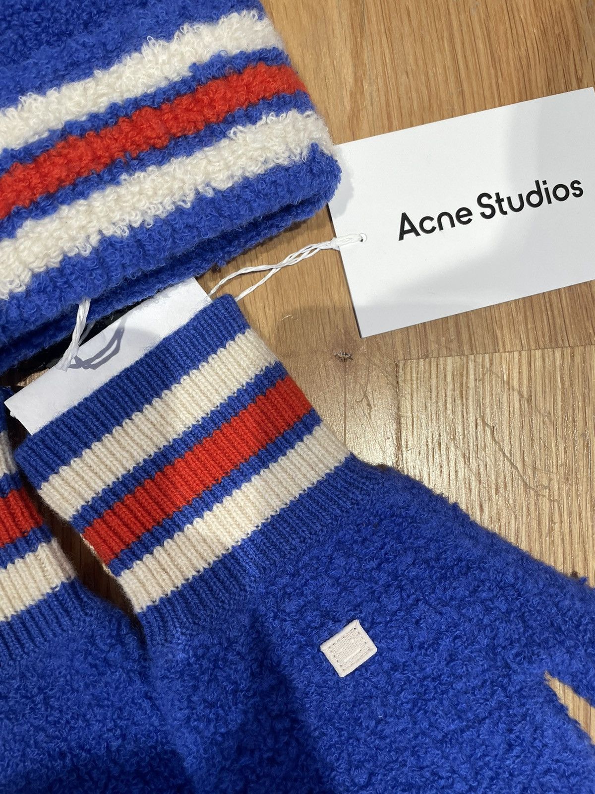 Acne Studios Acne Knit Hat & Gloves Size ONE SIZE - 2 Thumbnail