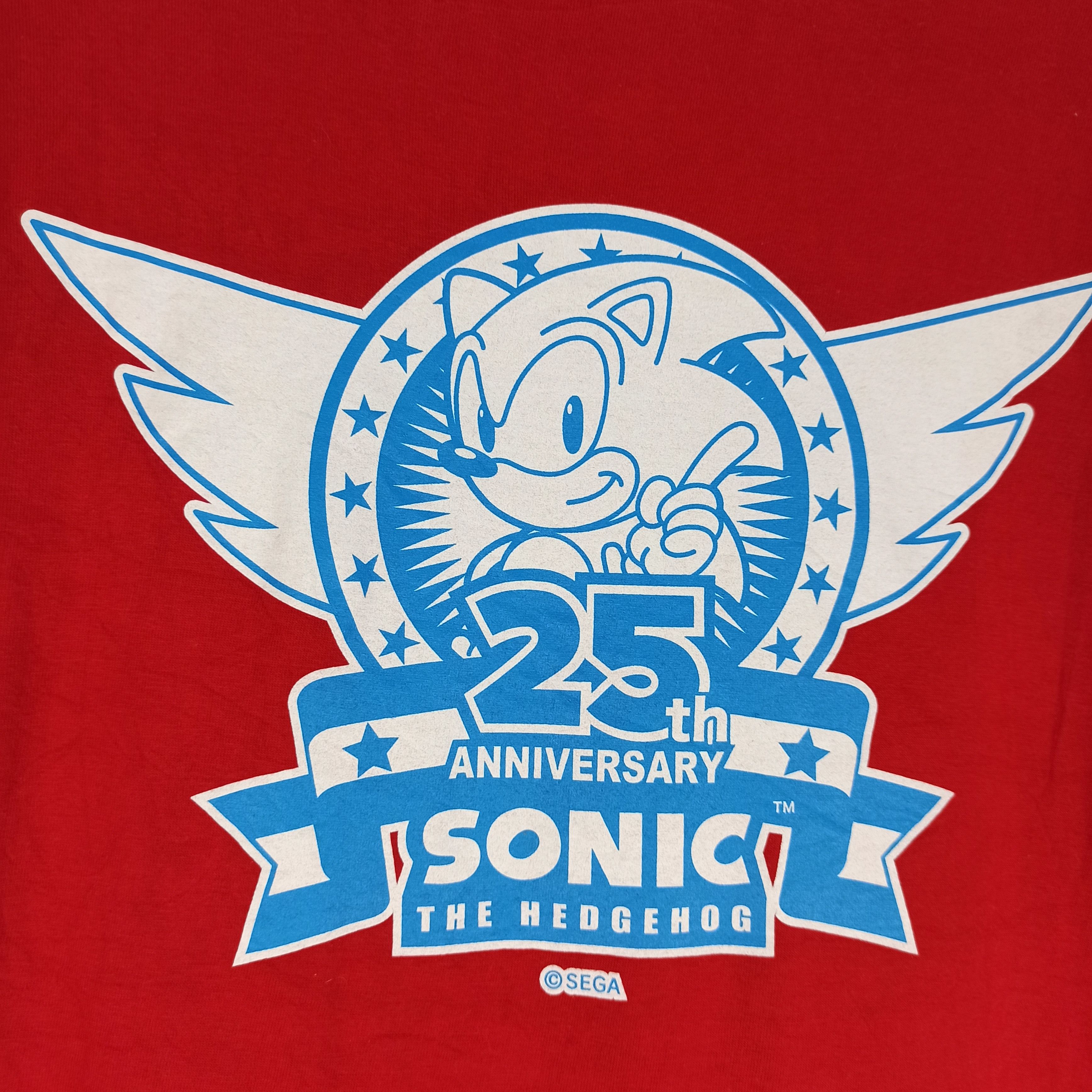 Anime Sega Super Sonic 25th Anniversary Tshirt from Japan Size US M / EU 48-50 / 2 - 2 Thumbnail