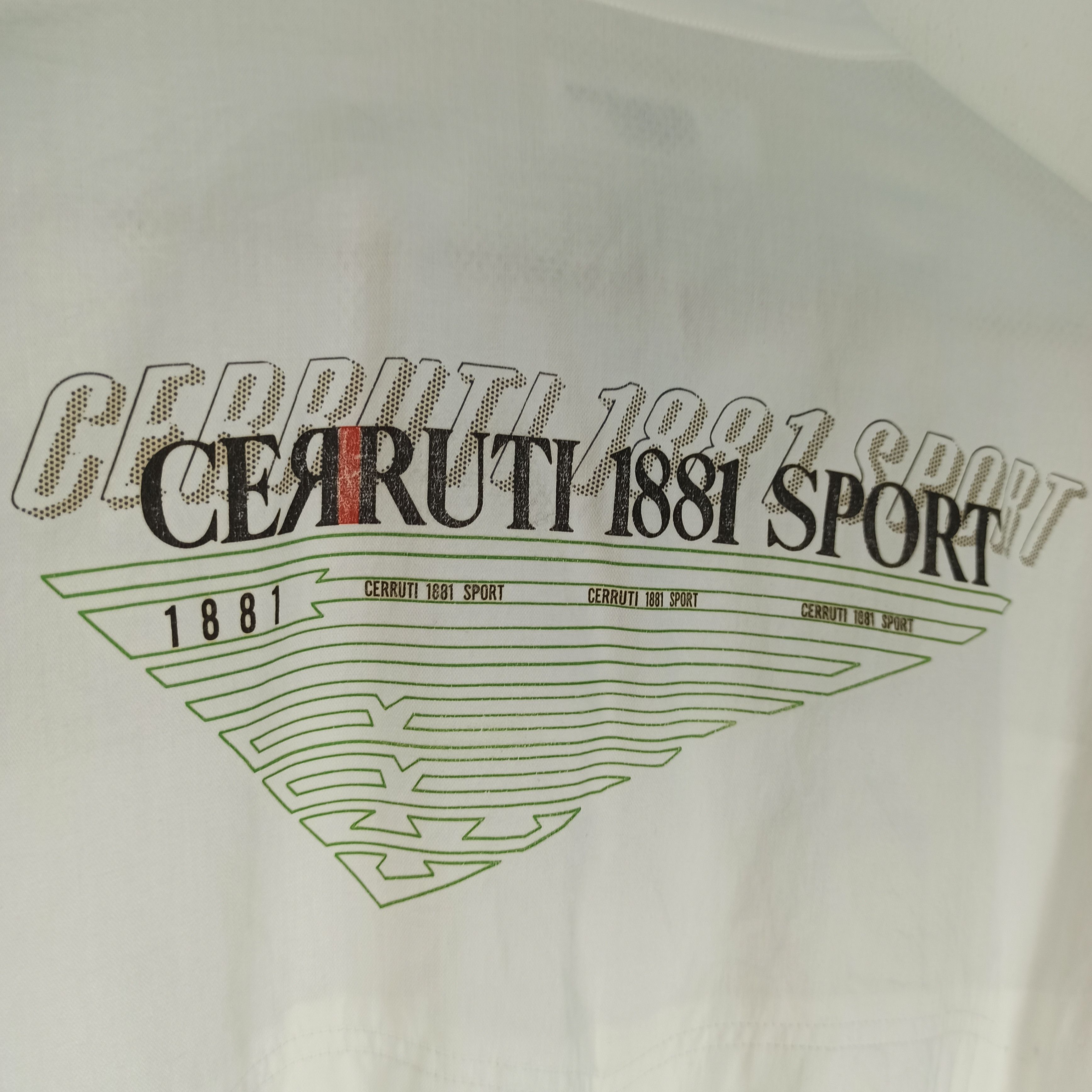 Cerruti 1881 Vintage🔥 Cerruti 1881 Sport Bomber Windbreaker Big Logo Size US L / EU 52-54 / 3 - 3 Thumbnail
