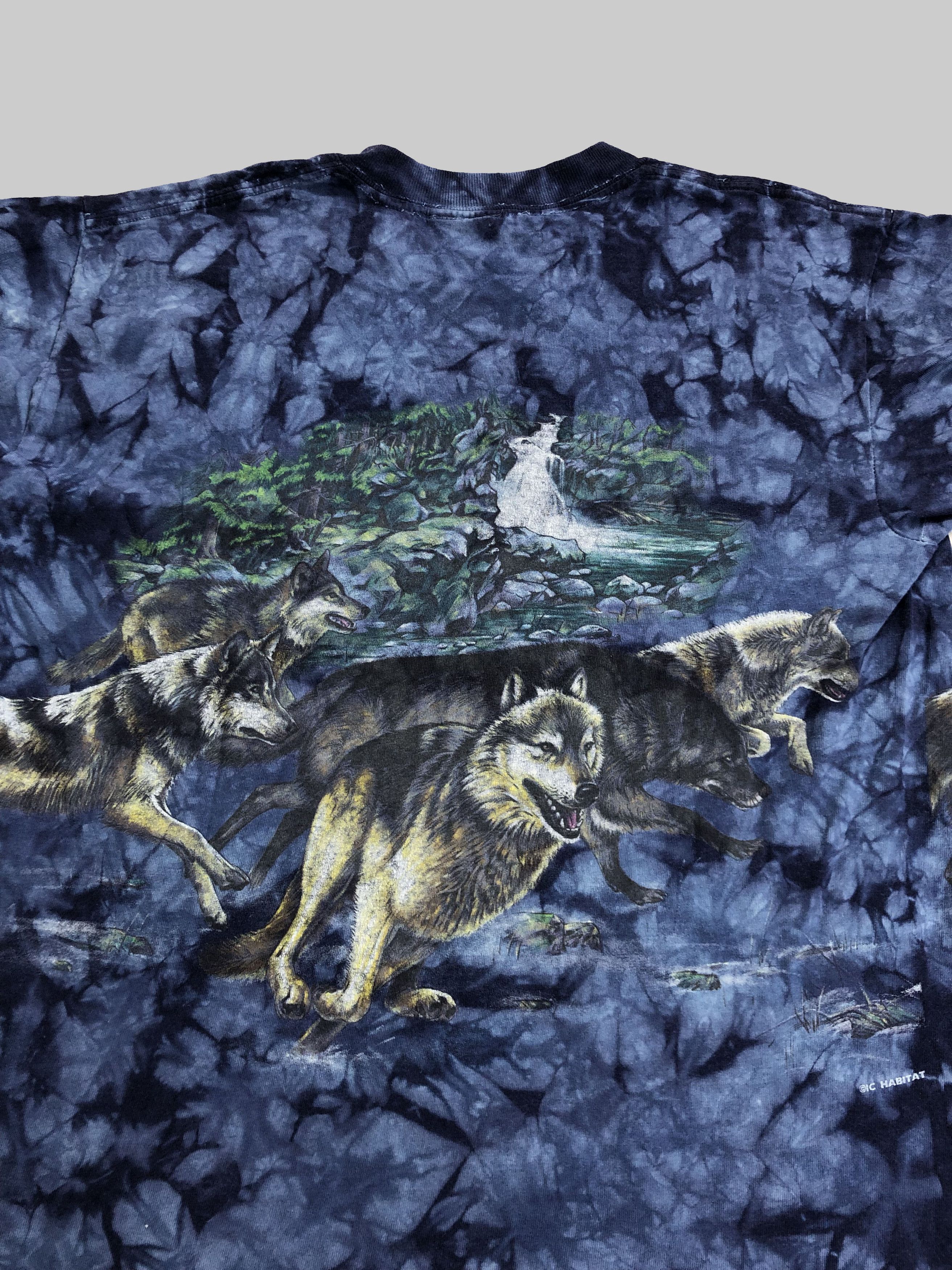 Vintage Vintage 90s Rainforest Cafe Wolf tie dye (Hard Rock Cafe) Size US M / EU 48-50 / 2 - 8 Thumbnail
