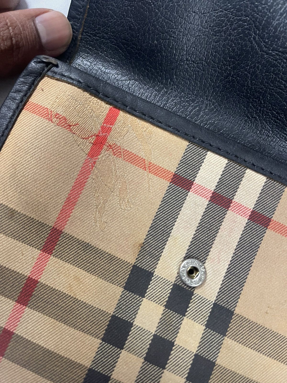Burberry Vintage Burberry nova check Wallet Size ONE SIZE - 5 Thumbnail