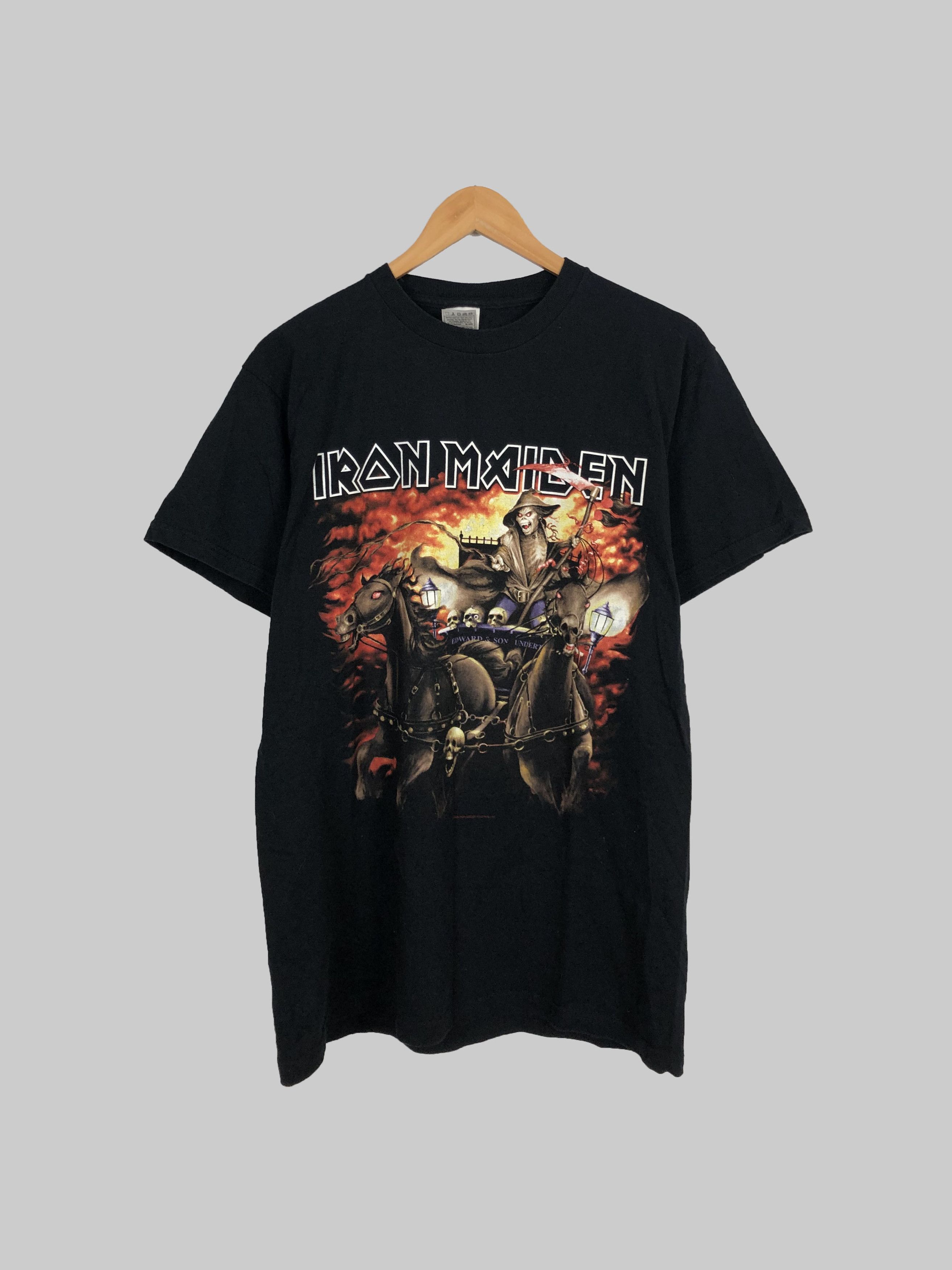 Band Tees Vintage 2005 Iron Maiden (Judas Priest Black Sabbath AC/DC) Size US M / EU 48-50 / 2 - 1 Thumbnail