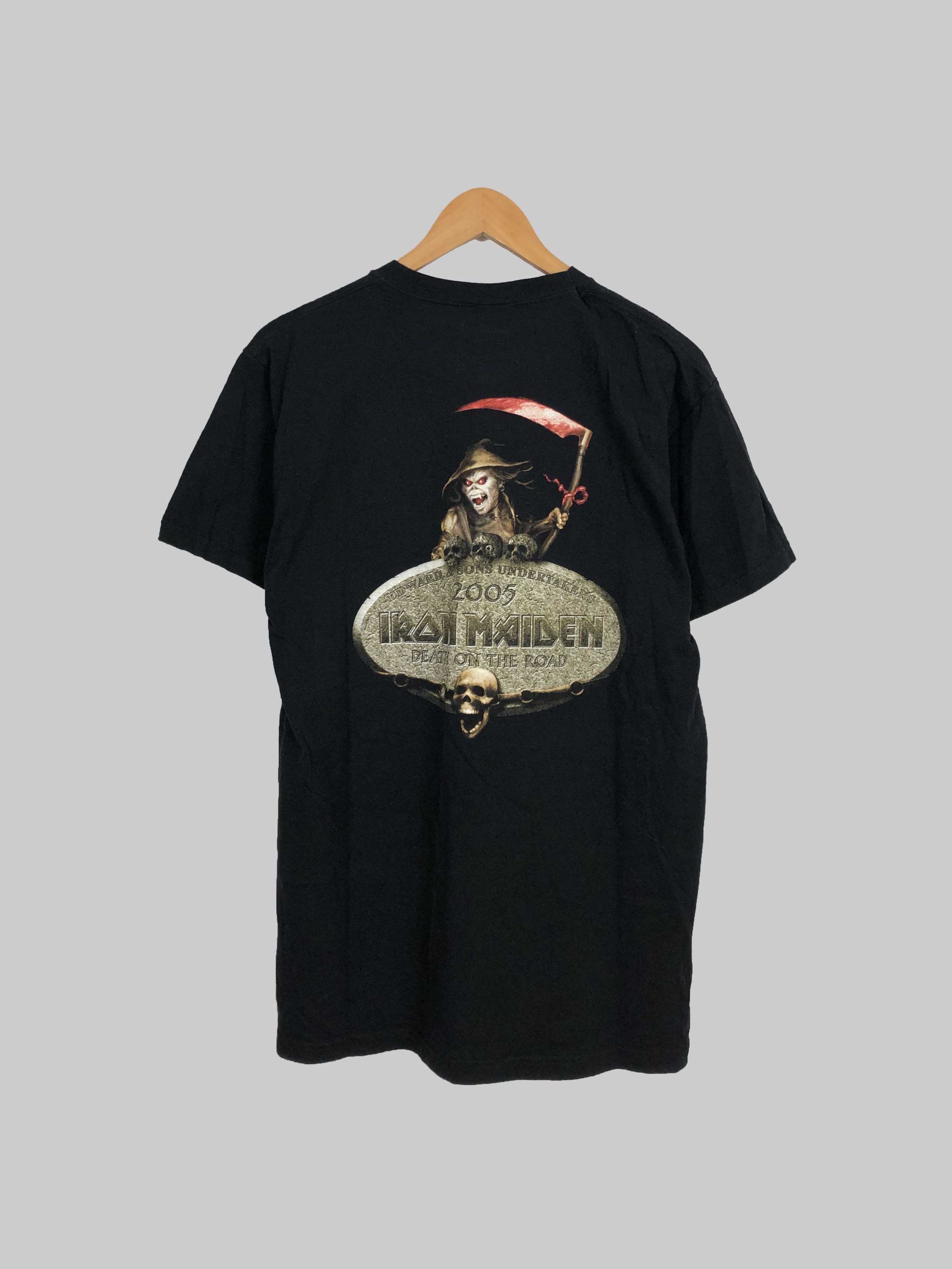 Band Tees Vintage 2005 Iron Maiden (Judas Priest Black Sabbath AC/DC) Size US M / EU 48-50 / 2 - 2 Thumbnail