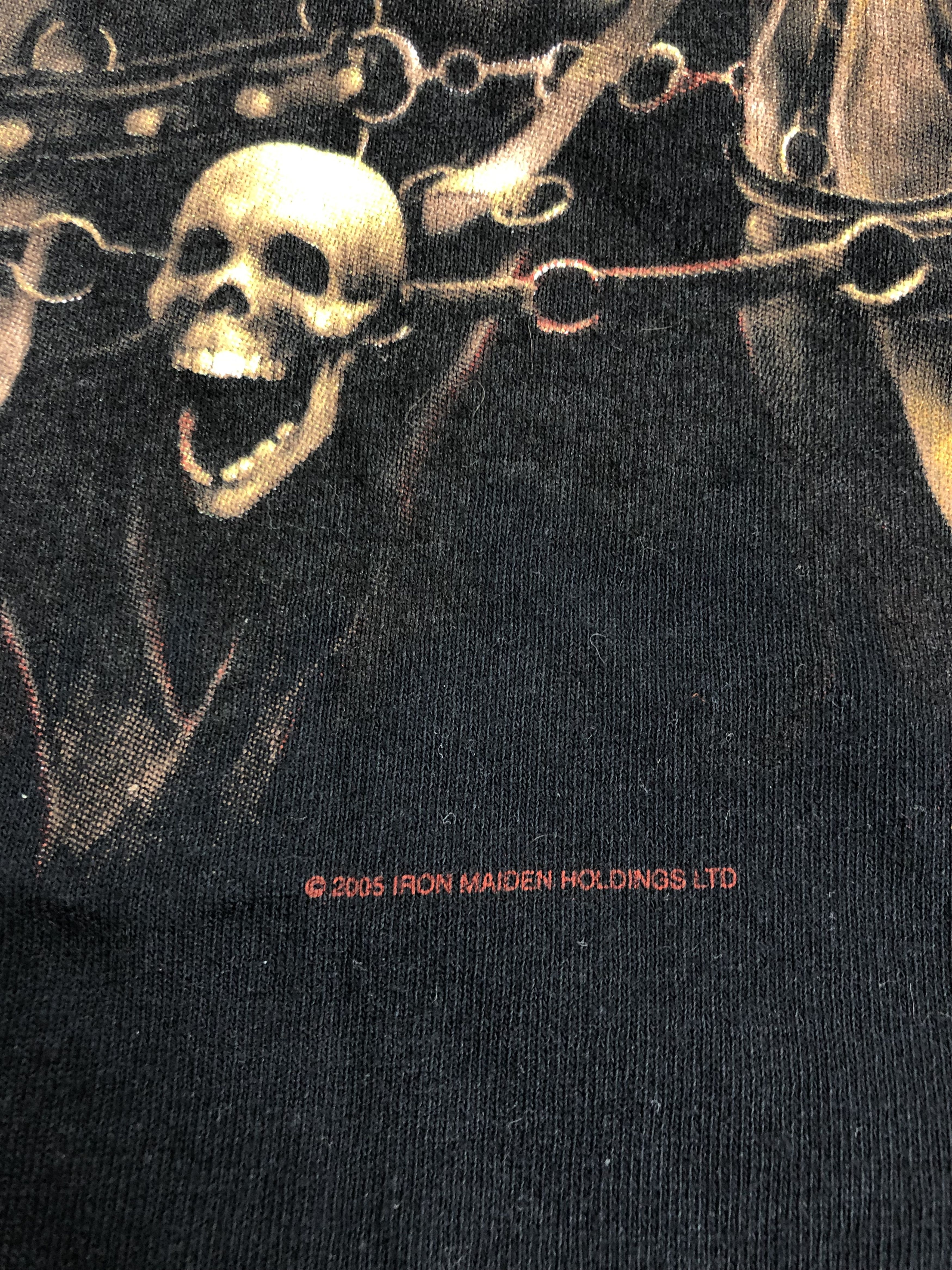 Band Tees Vintage 2005 Iron Maiden (Judas Priest Black Sabbath AC/DC) Size US M / EU 48-50 / 2 - 6 Thumbnail