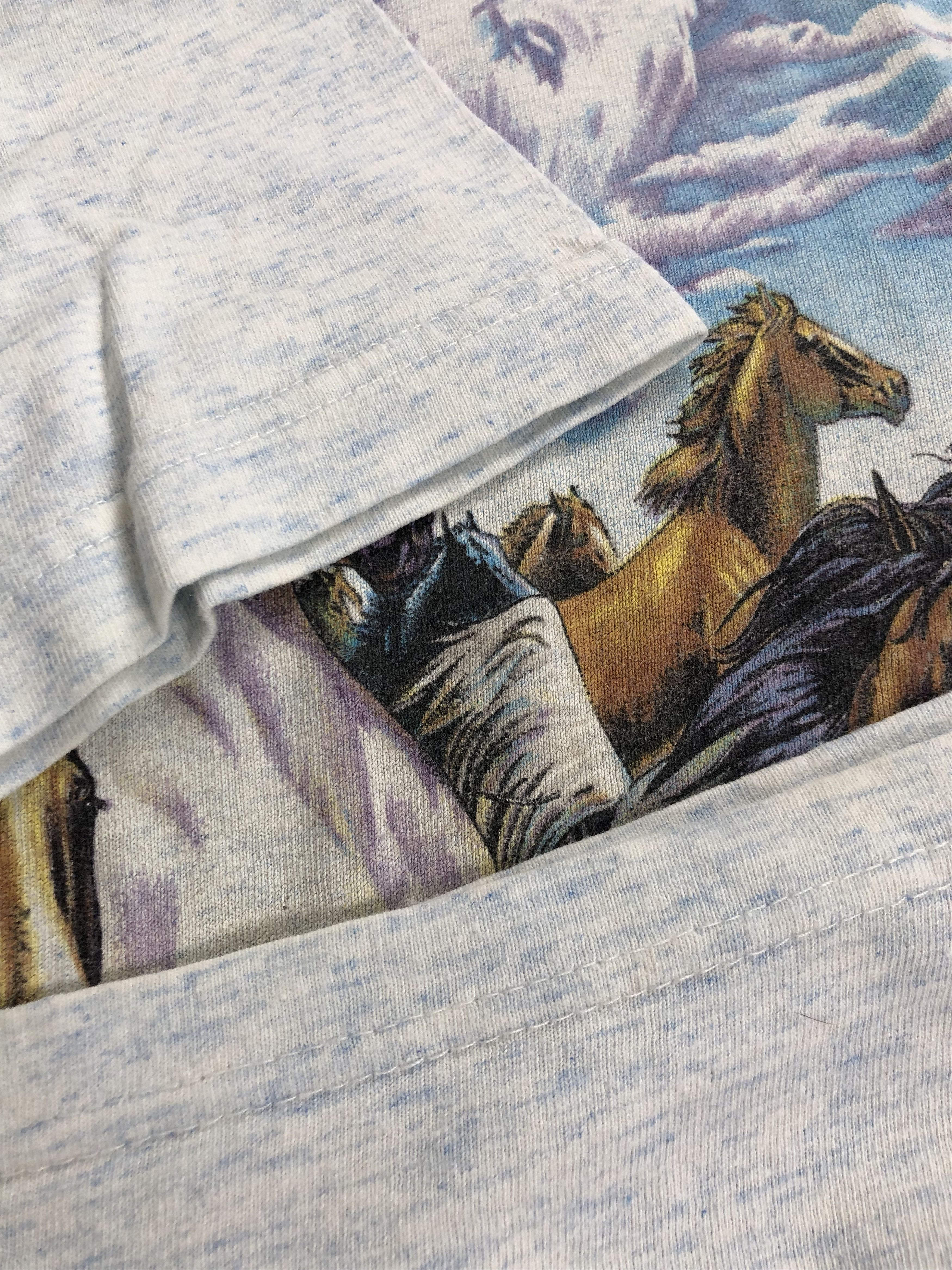 Vintage Vintage 1997 Habitat Horse XCVII t-shirt (Wolf Eagles) Size US S / EU 44-46 / 1 - 10 Thumbnail
