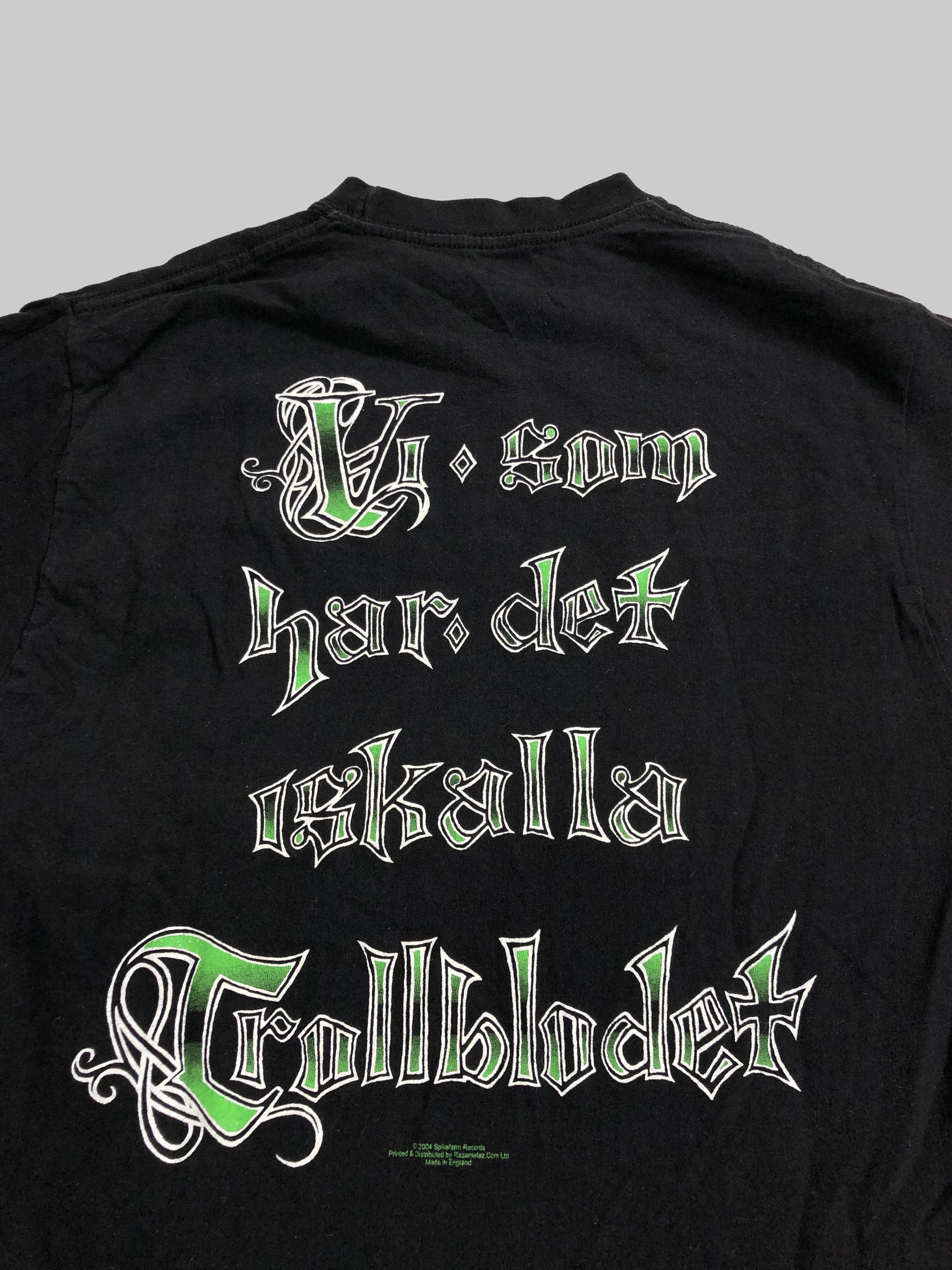 Band Tees Vintage 2004 Finntroll (Napalm Death Cannibal Corpse) Size US M / EU 48-50 / 2 - 5 Thumbnail