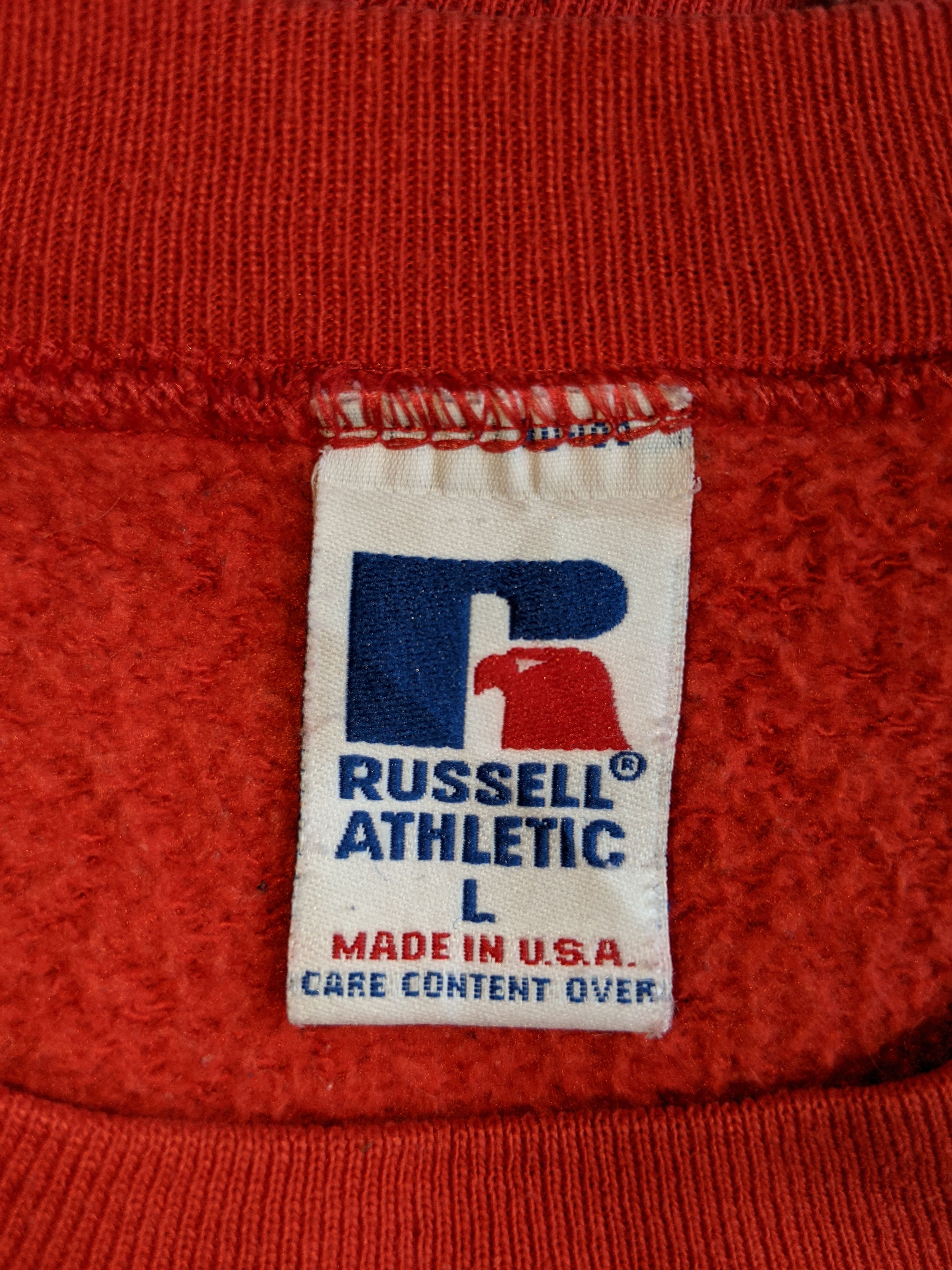 Jerzees × Vintage Vintage 90s Wisconsin University Sweatshirt Size US L / EU 52-54 / 3 - 5 Thumbnail