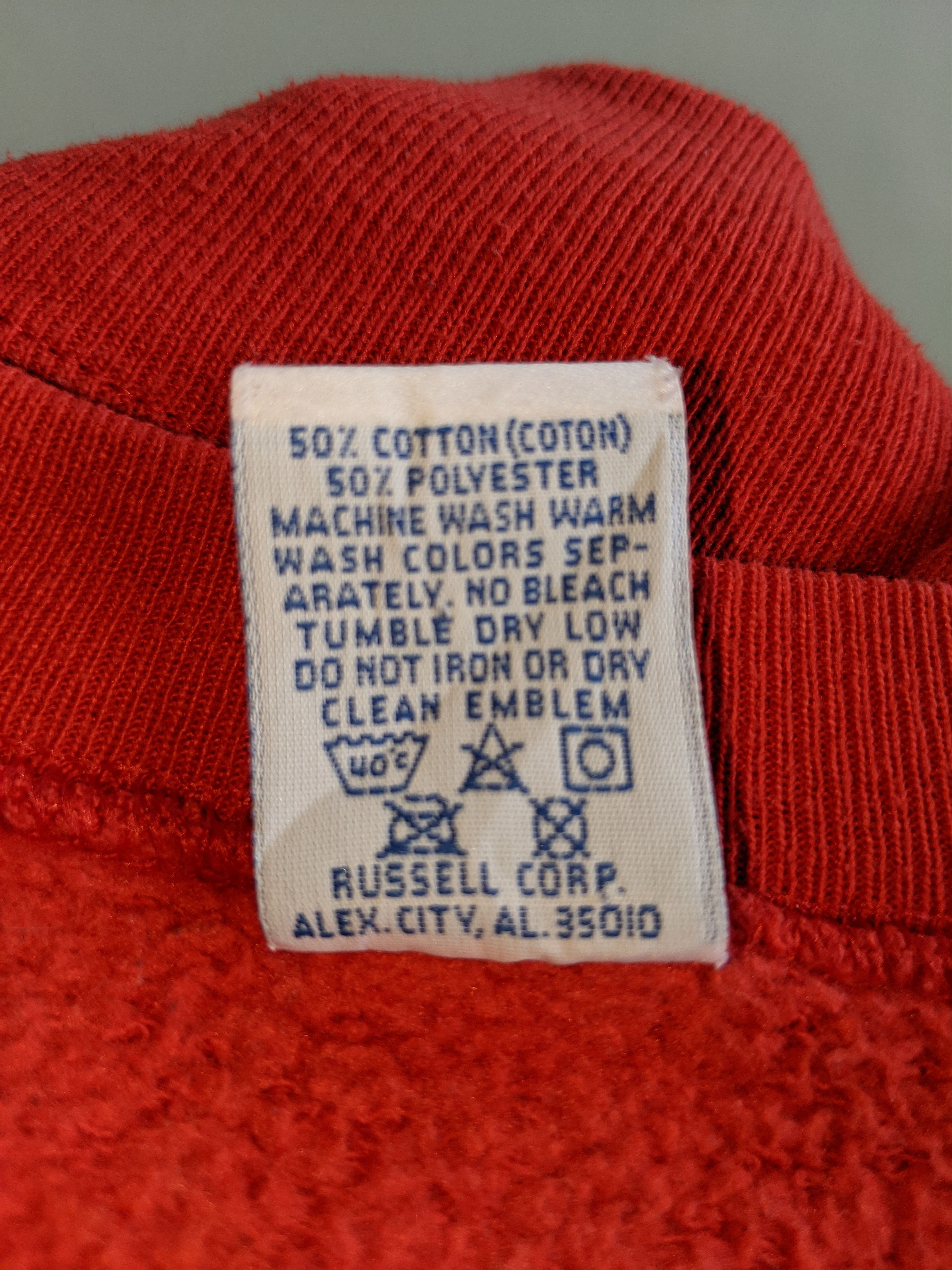 Jerzees × Vintage Vintage 90s Wisconsin University Sweatshirt Size US L / EU 52-54 / 3 - 6 Thumbnail