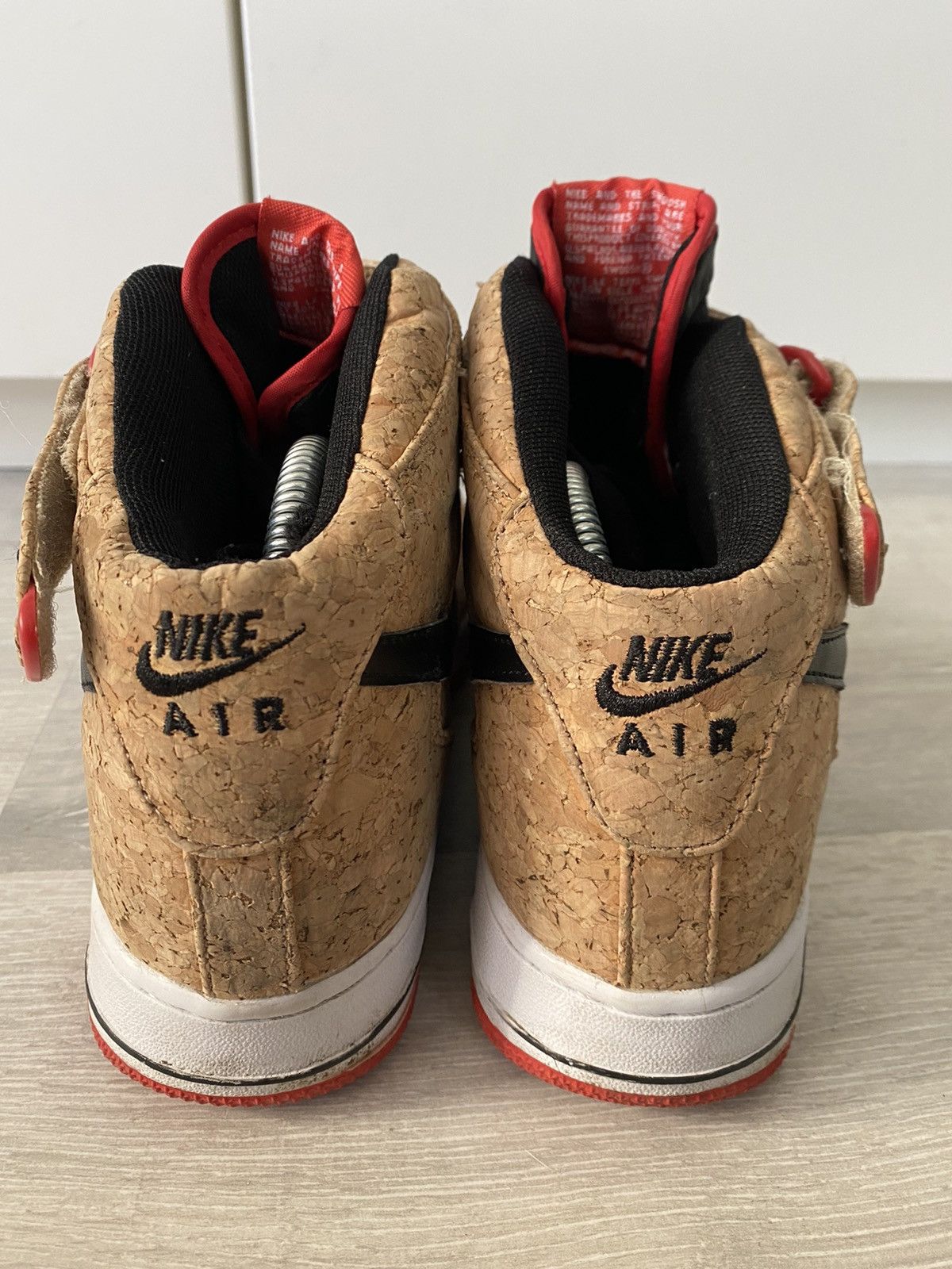 Nike RARE! Air Force 1 Mid Cork 2015 Size US 7 / EU 40 - 5 Thumbnail