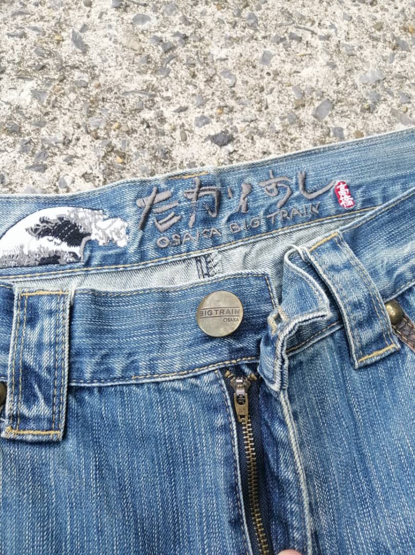 Japanese Brand Osaka Big Train Nice Design Denim Jeans Size US 38 / EU 54 - 4 Thumbnail