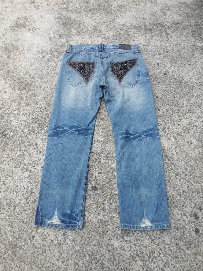 Japanese Brand Osaka Big Train Nice Design Denim Jeans Size US 38 / EU 54 - 1 Thumbnail