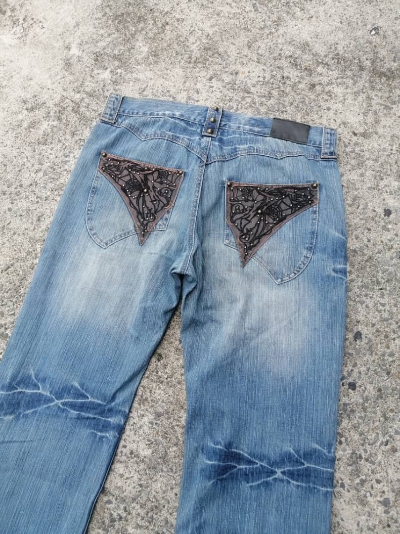 Japanese Brand Osaka Big Train Nice Design Denim Jeans Size US 38 / EU 54 - 2 Thumbnail