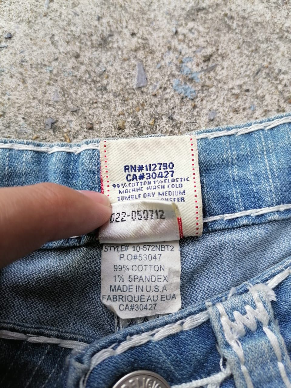 True Religion True Religion Billy Super T Denim Jeans Size US 31 - 5 Thumbnail