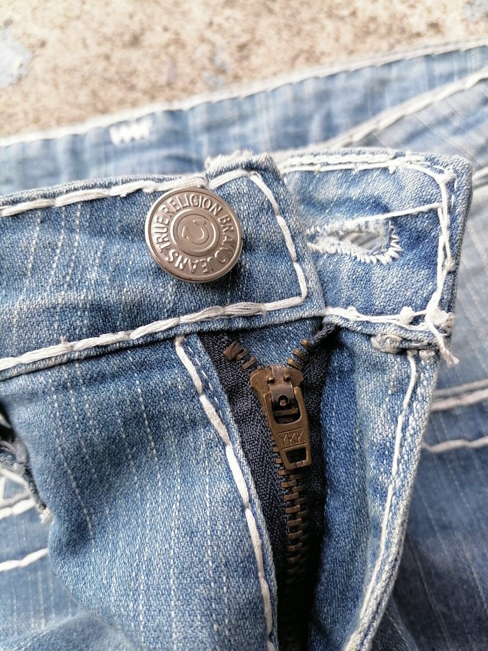 True Religion True Religion Billy Super T Denim Jeans Size US 31 - 3 Thumbnail