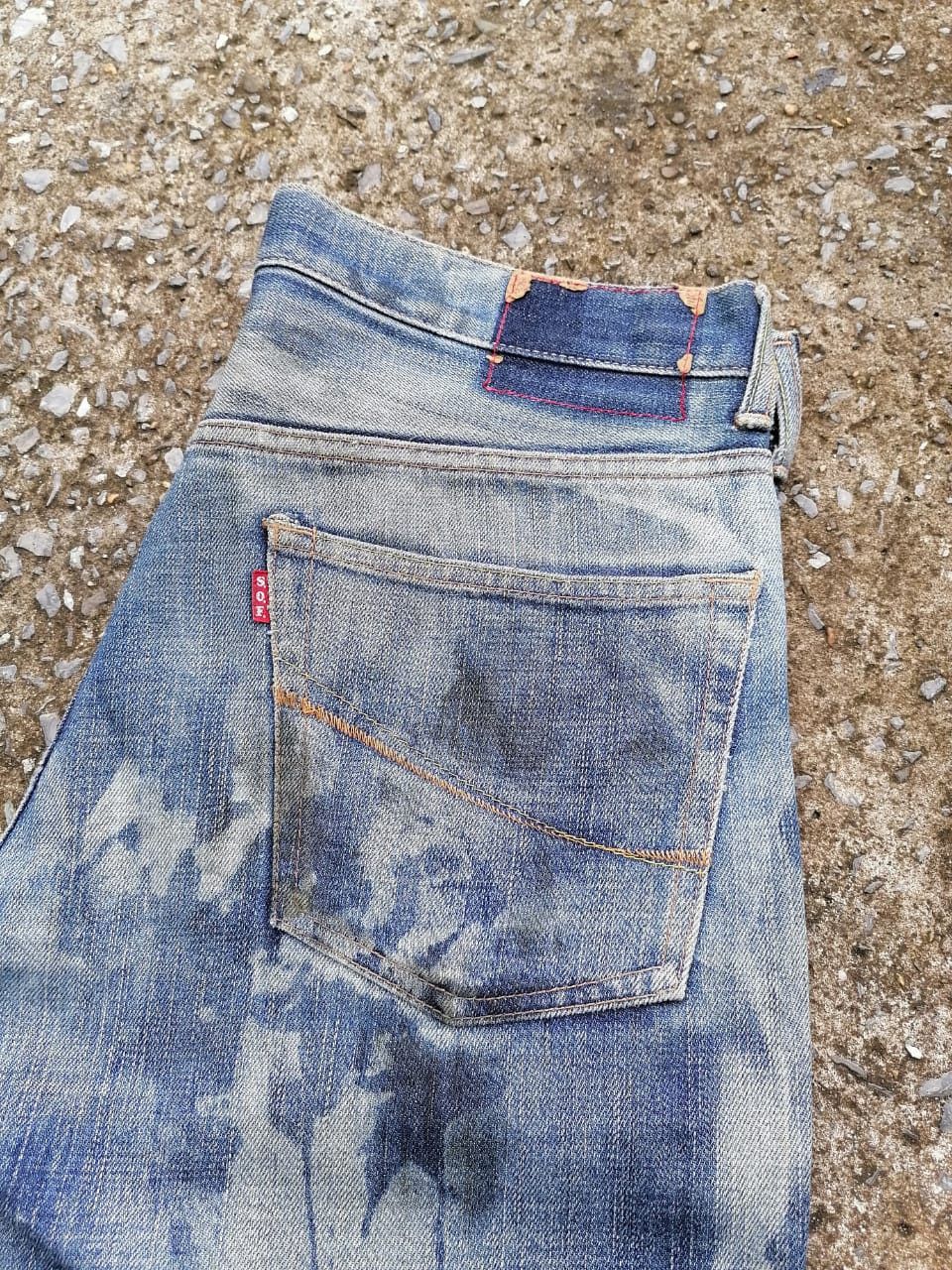 Japanese Brand Soul Of Freedom The Made In Heaven Denim Jeans Size US 32 / EU 48 - 5 Thumbnail