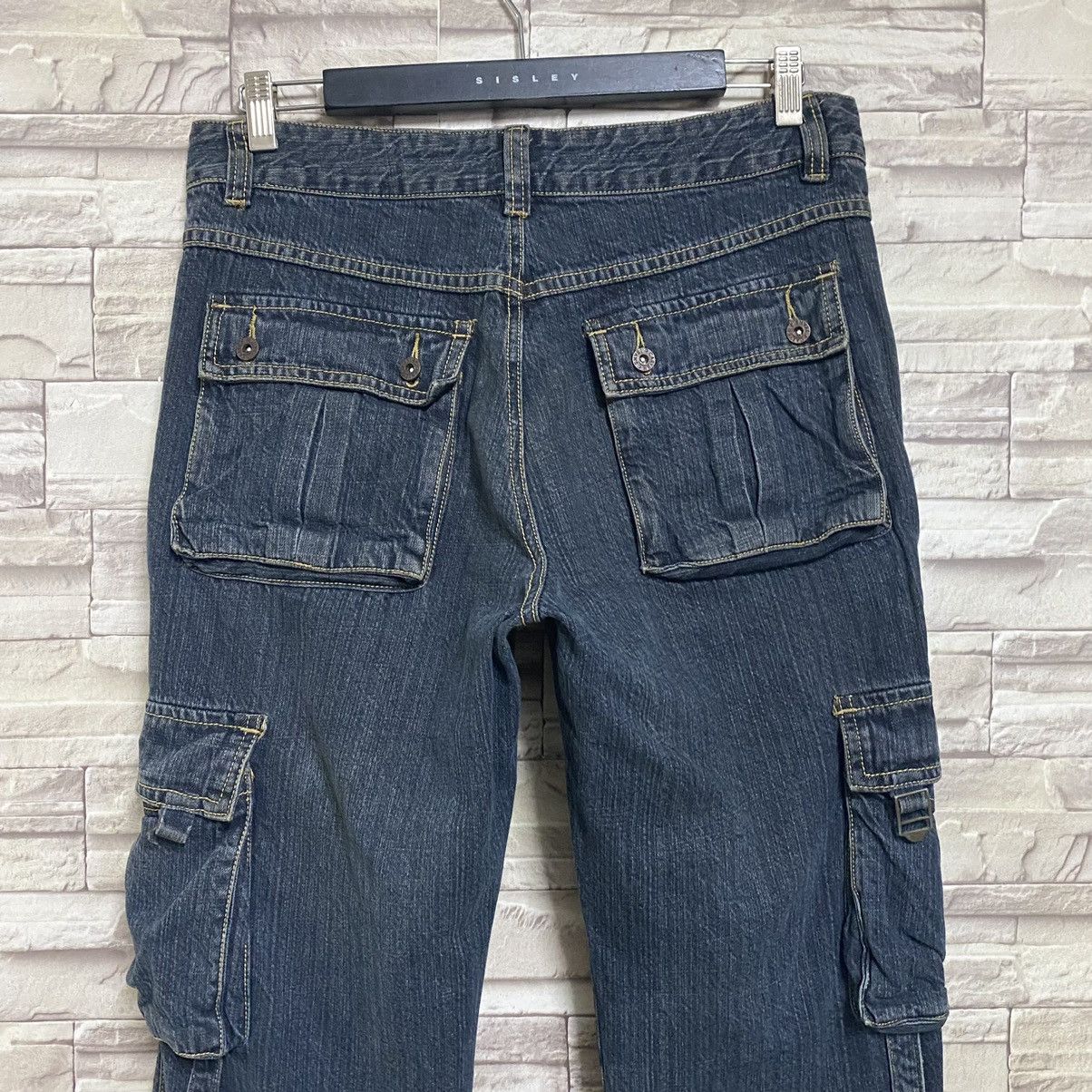 Japanese Brand Japanese Brand Carven Denim Cargo Pants Bondage Size US 32 / EU 48 - 11 Thumbnail