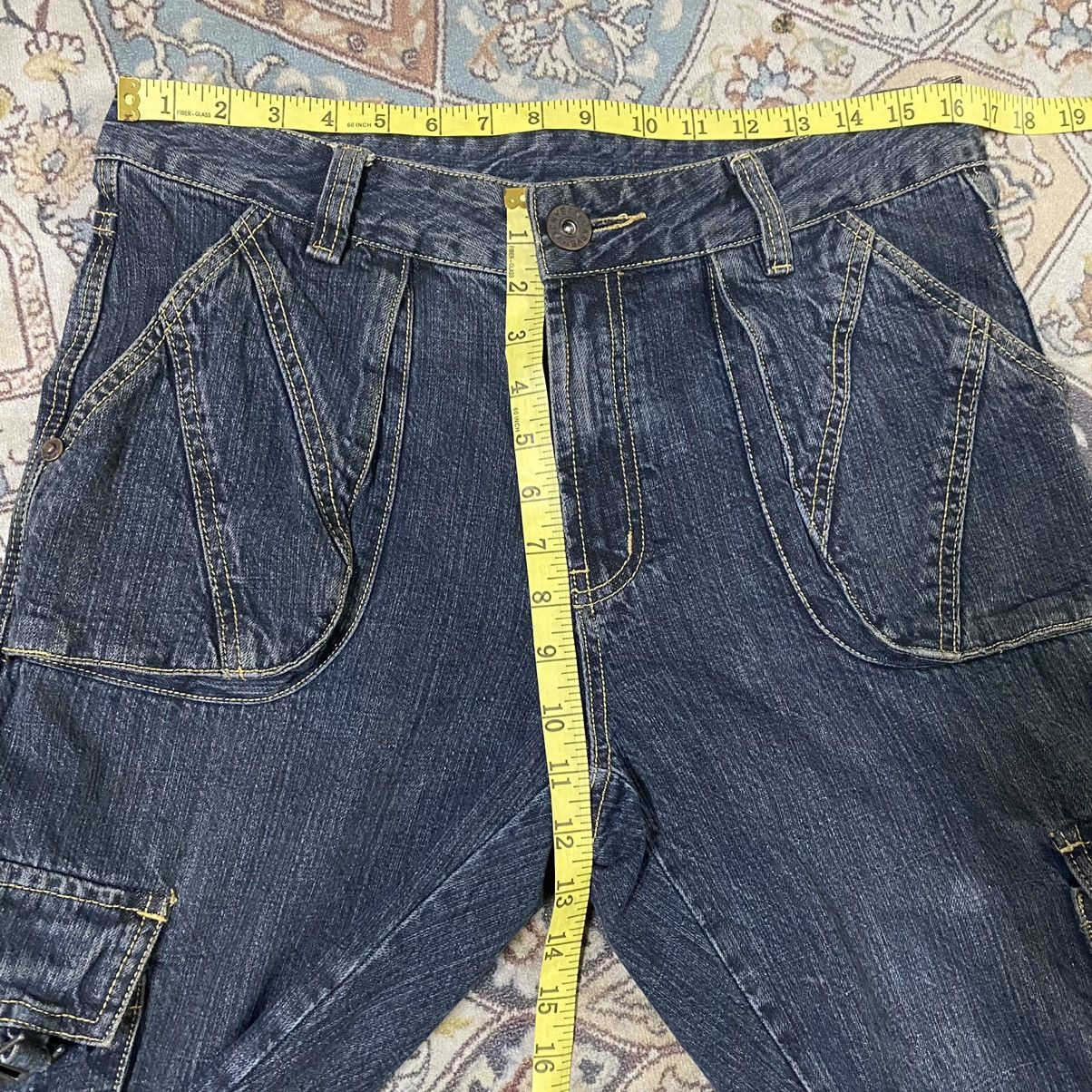 Japanese Brand Japanese Brand Carven Denim Cargo Pants Bondage Size US 32 / EU 48 - 19 Thumbnail