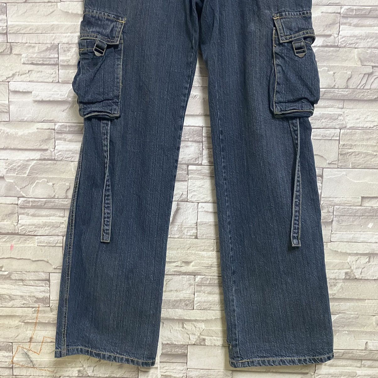 Japanese Brand Japanese Brand Carven Denim Cargo Pants Bondage Size US 32 / EU 48 - 5 Thumbnail
