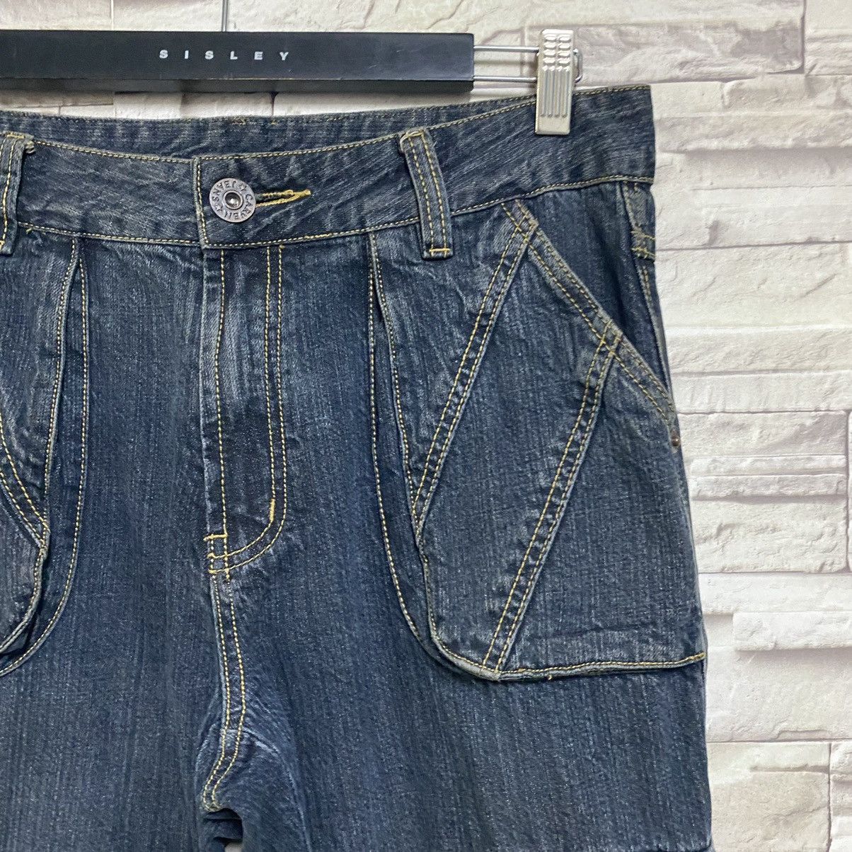 Japanese Brand Japanese Brand Carven Denim Cargo Pants Bondage Size US 32 / EU 48 - 7 Thumbnail