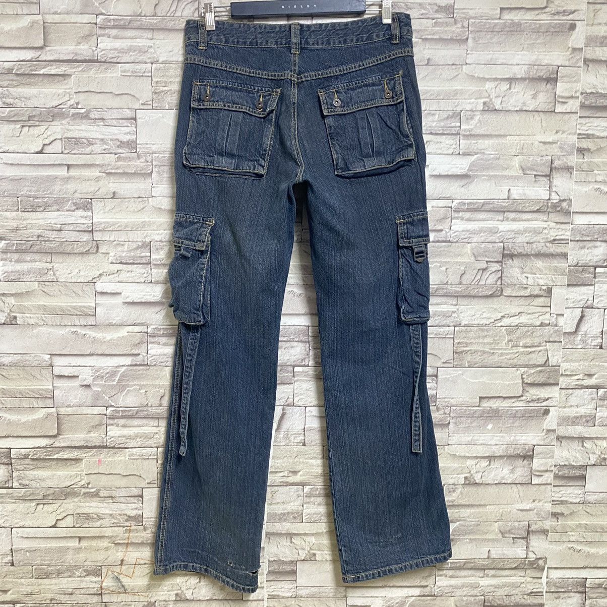 Japanese Brand Japanese Brand Carven Denim Cargo Pants Bondage Size US 32 / EU 48 - 10 Thumbnail