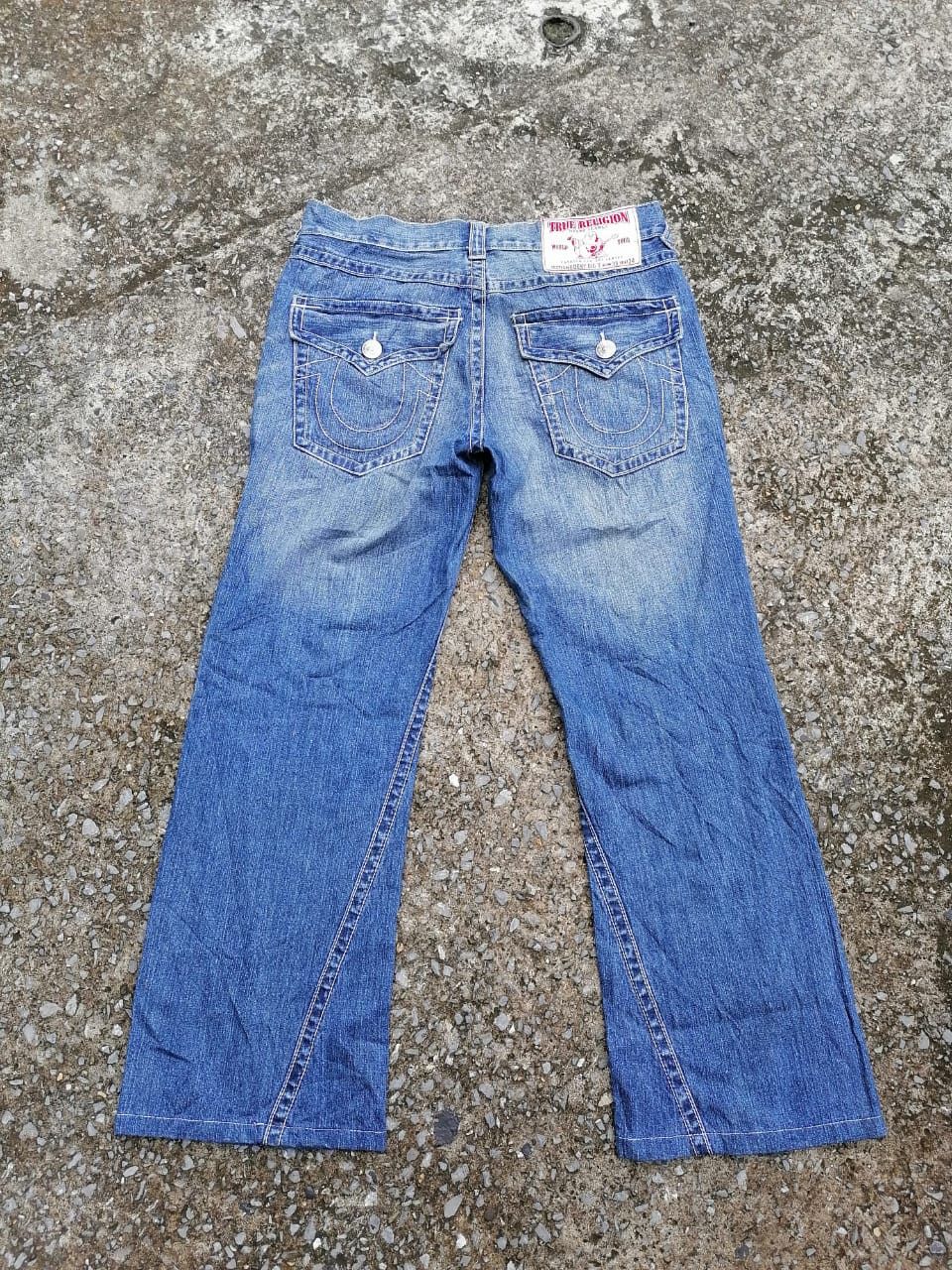True Religion True Religion Bobby Big T Denim Jeans l Size US 35 - 7 Thumbnail