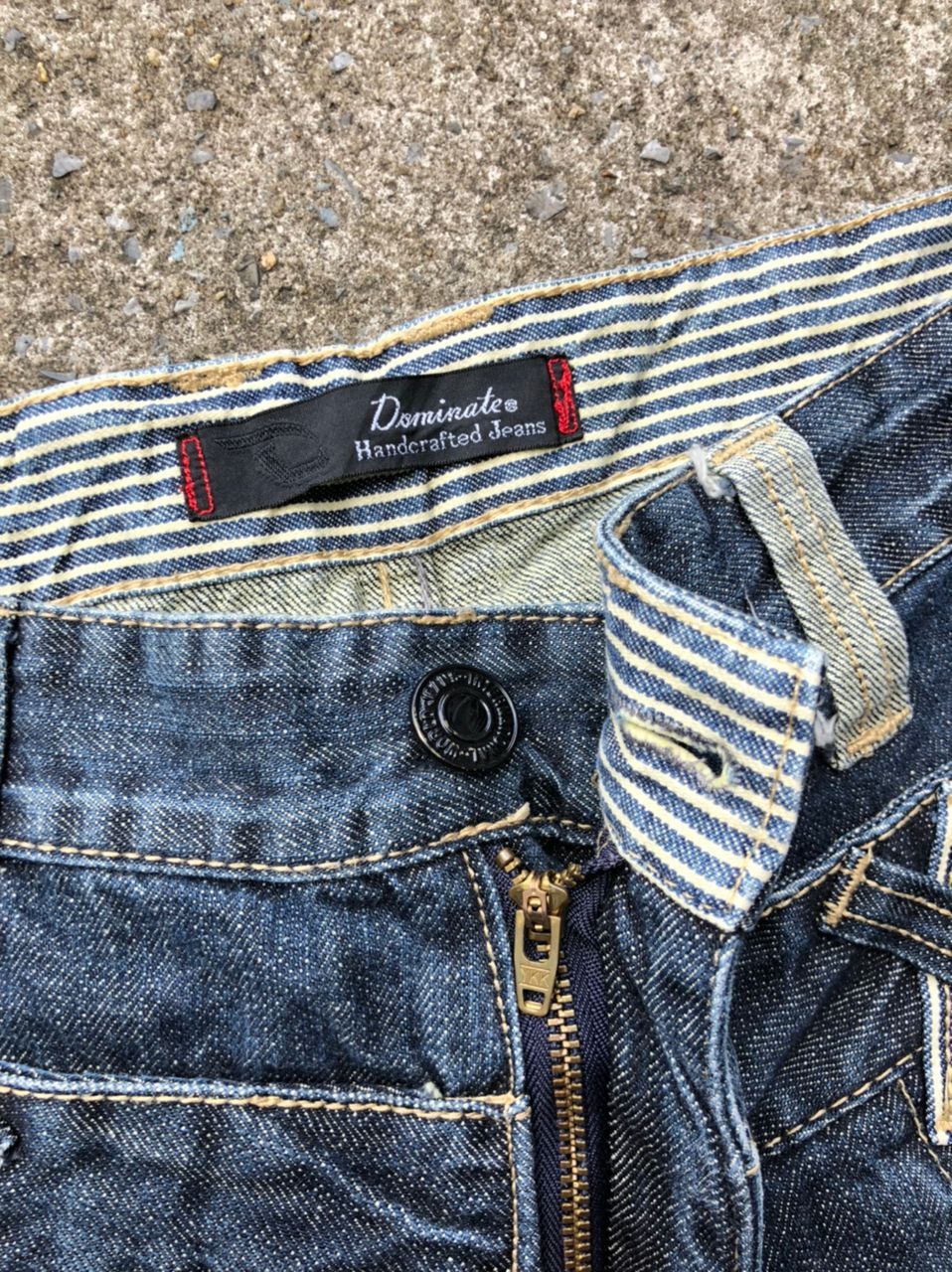 If Six Was Nine × Japanese Brand Dominate Handcrafted Double Waist Denim Jeans Size US 31 - 4 Thumbnail
