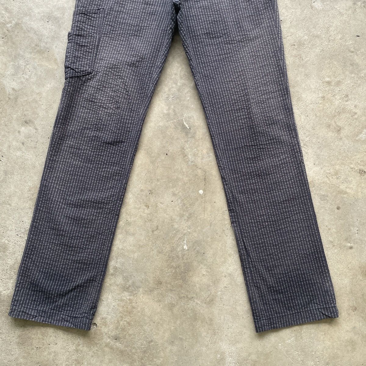 Edwin × Japanese Brand × Purple 9 Pocket🔥 Vintage Edwin Golf Faded Striped Cargo Pants W31 Size US 31 - 4 Thumbnail