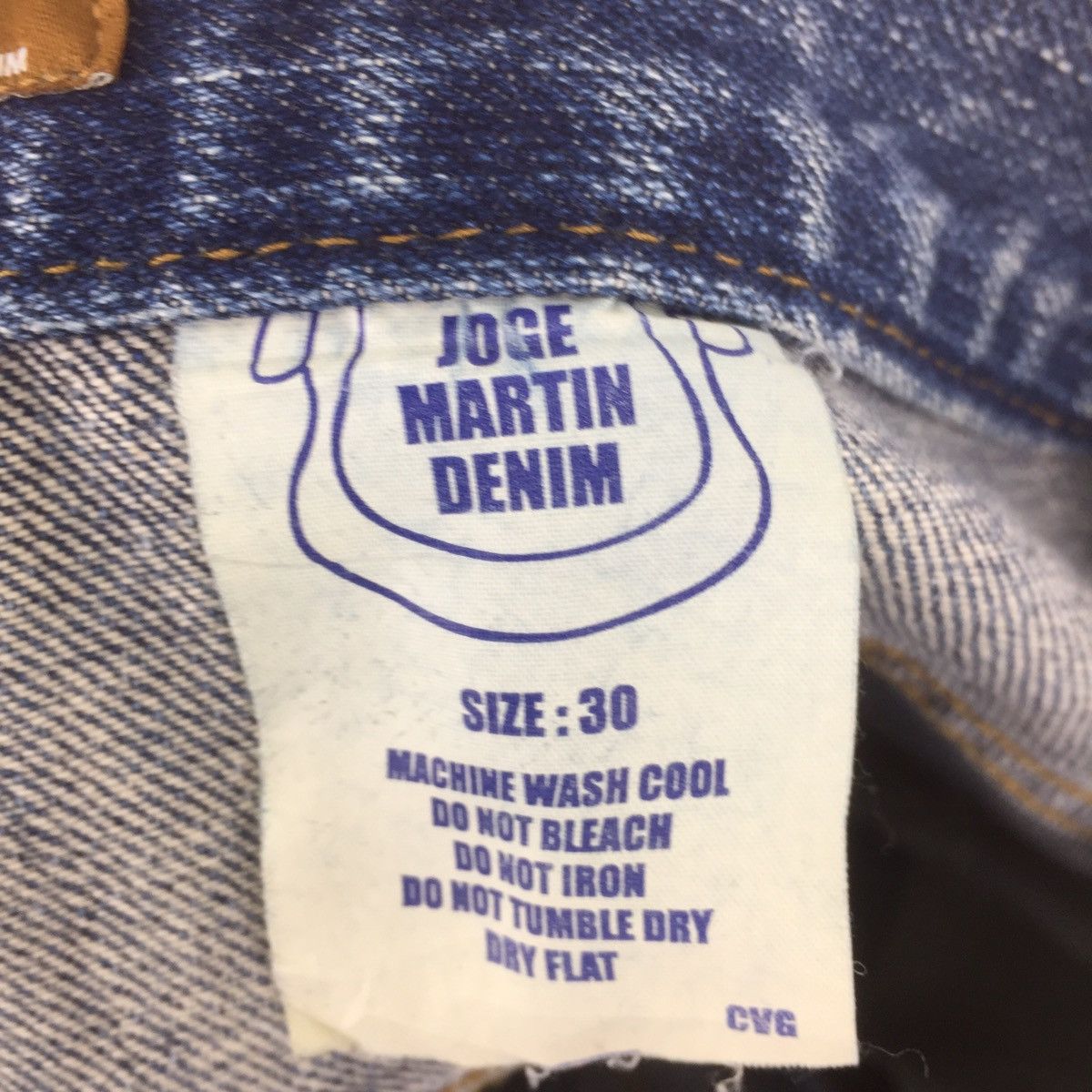 Japanese Brand 🔥M13 Joge martin distressed jeans nice design Size US 32 / EU 48 - 7 Thumbnail