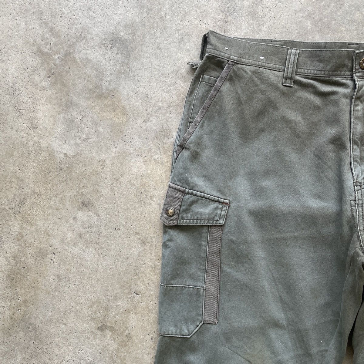 Vintage Vintage Azito Faded/Stain/Dirty Tactical Cargo Pants W34 Size US 34 / EU 50 - 4 Thumbnail