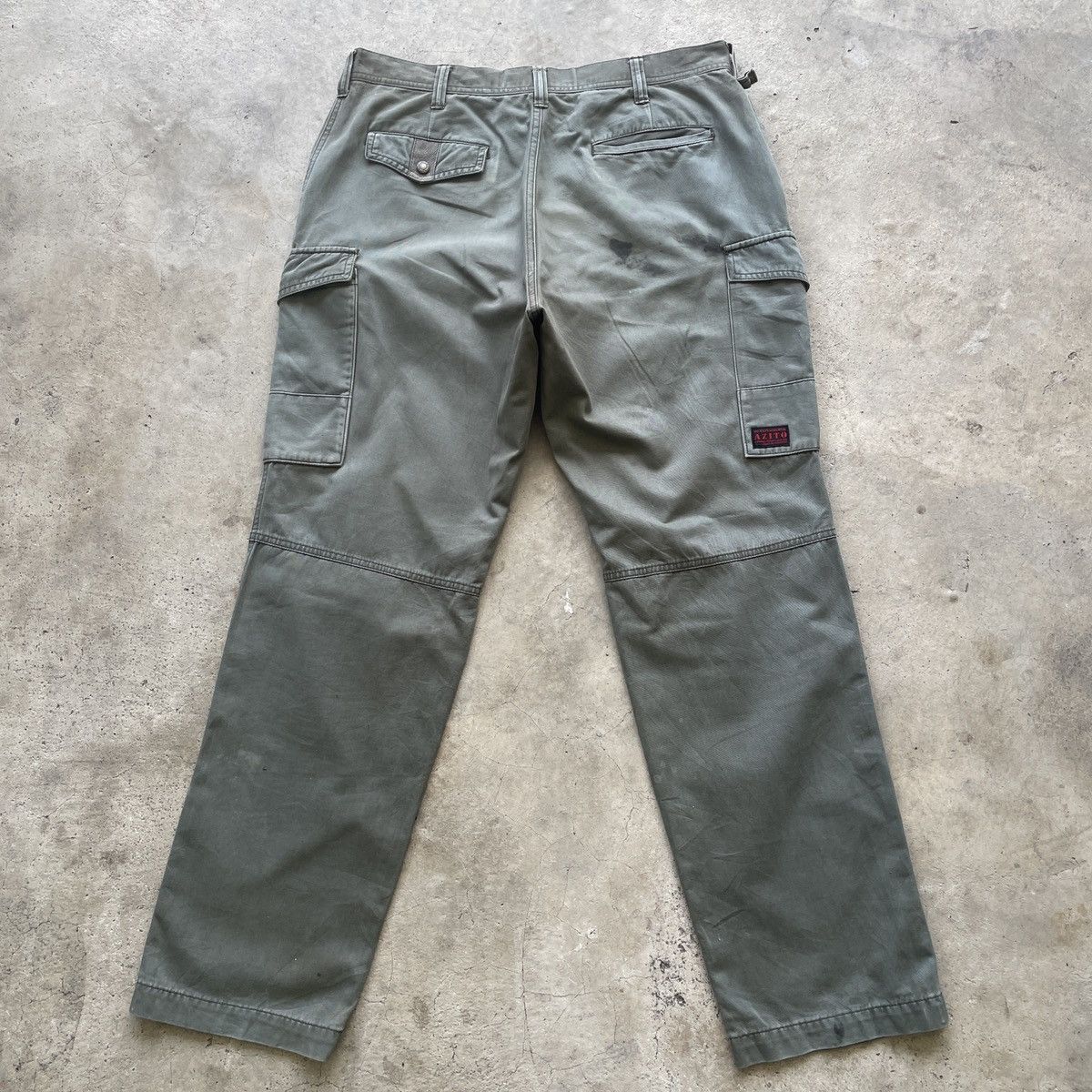 Vintage Vintage Azito Faded/Stain/Dirty Tactical Cargo Pants W34 Size US 34 / EU 50 - 13 Thumbnail