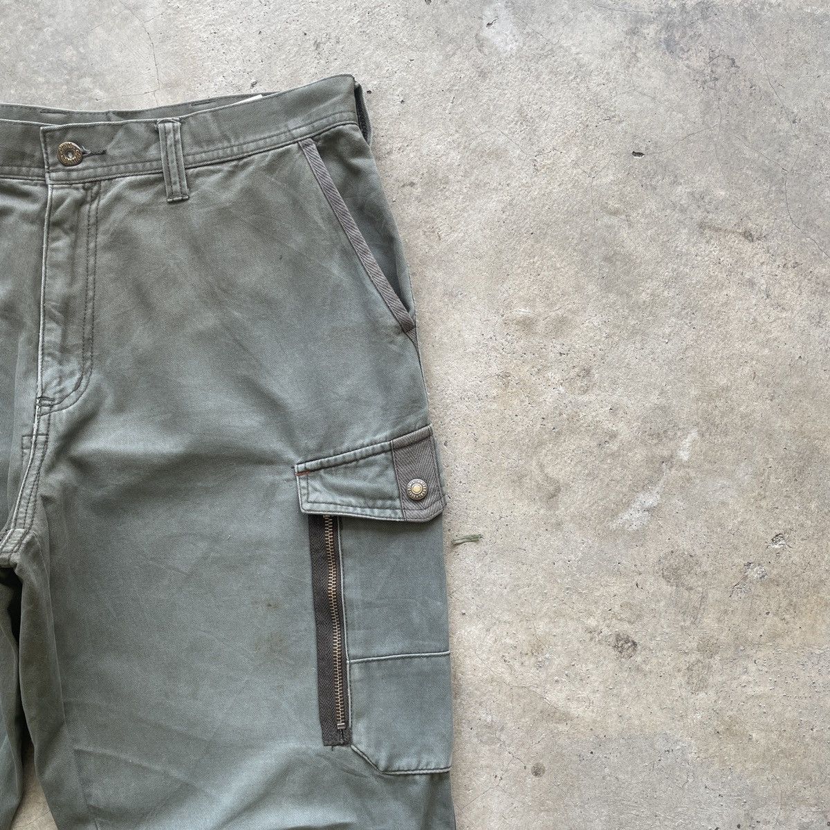 Vintage Vintage Azito Faded/Stain/Dirty Tactical Cargo Pants W34 Size US 34 / EU 50 - 5 Thumbnail