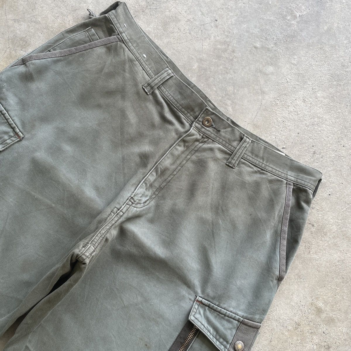 Vintage Vintage Azito Faded/Stain/Dirty Tactical Cargo Pants W34 Size US 34 / EU 50 - 6 Thumbnail