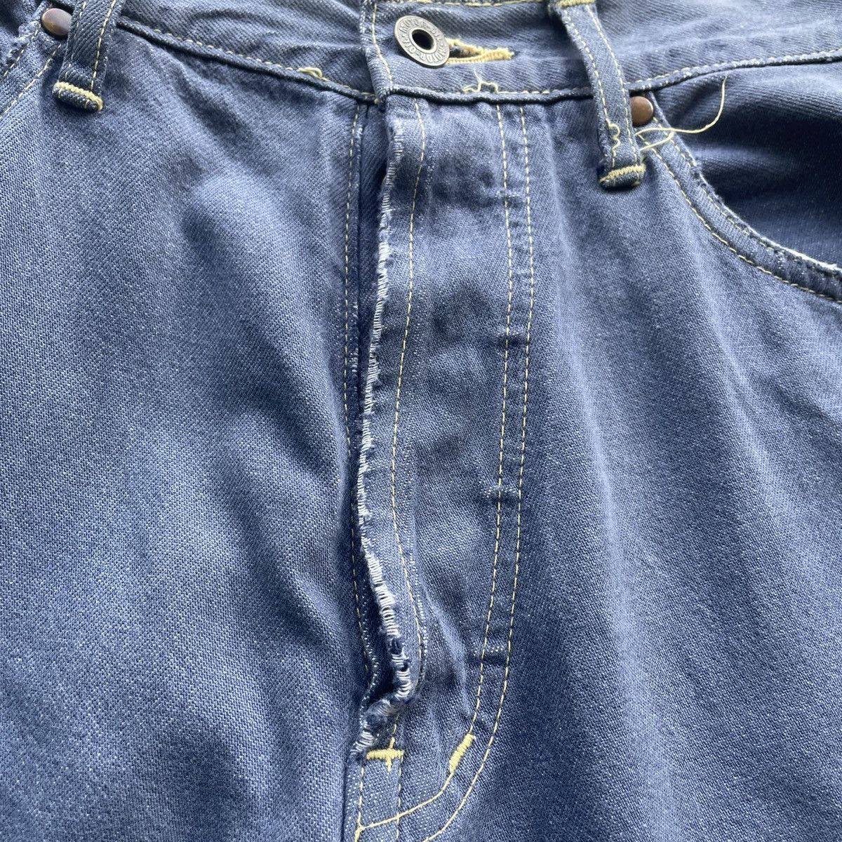 Japanese Brand Vintage Motor Oil Faded Blue Trousers Casual Pants W30 Size US 30 / EU 46 - 11 Thumbnail