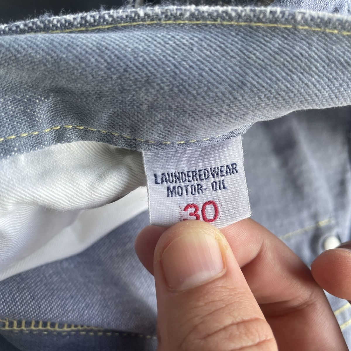 Japanese Brand Vintage Motor Oil Faded Blue Trousers Casual Pants W30 Size US 30 / EU 46 - 9 Thumbnail