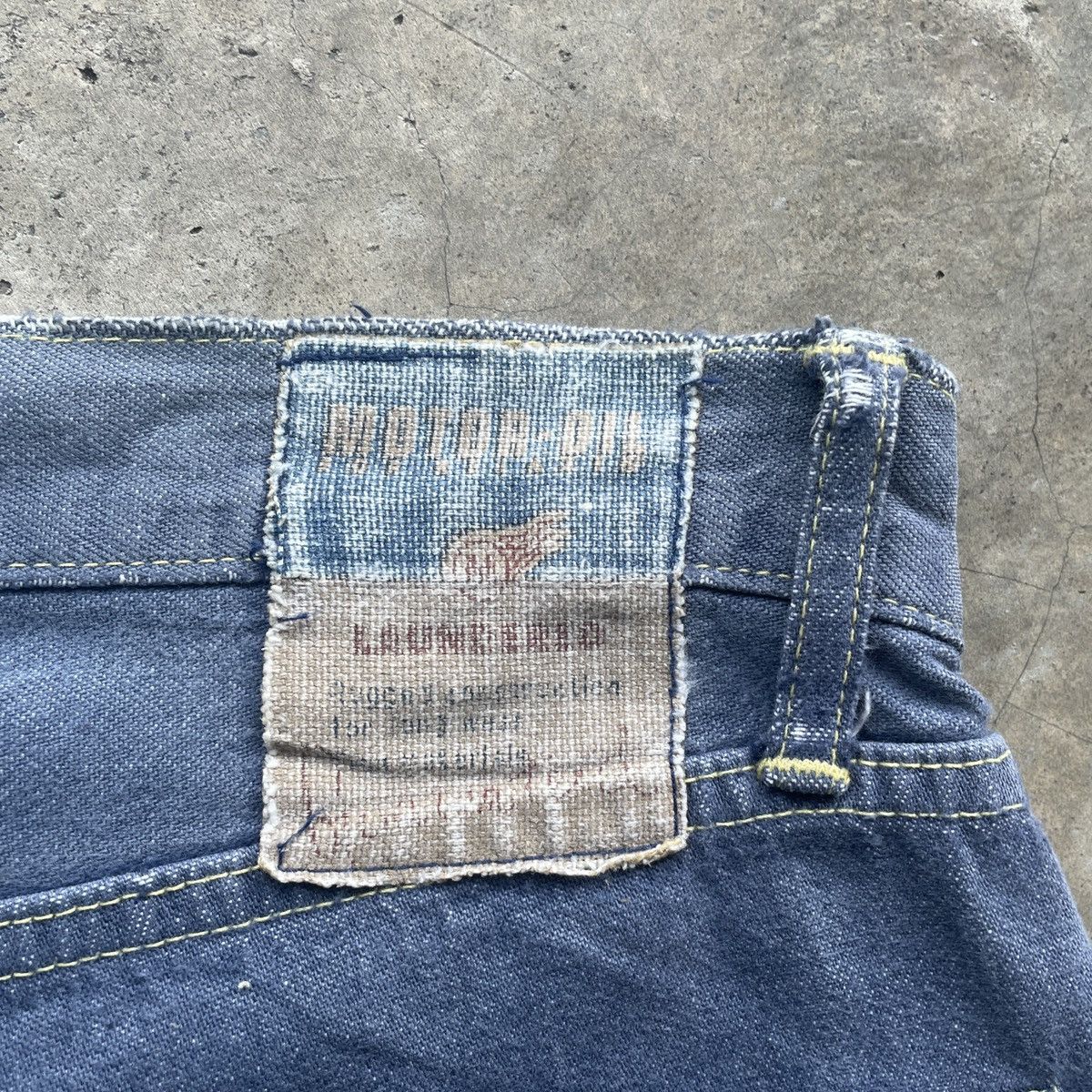 Japanese Brand Vintage Motor Oil Faded Blue Trousers Casual Pants W30 Size US 30 / EU 46 - 10 Thumbnail