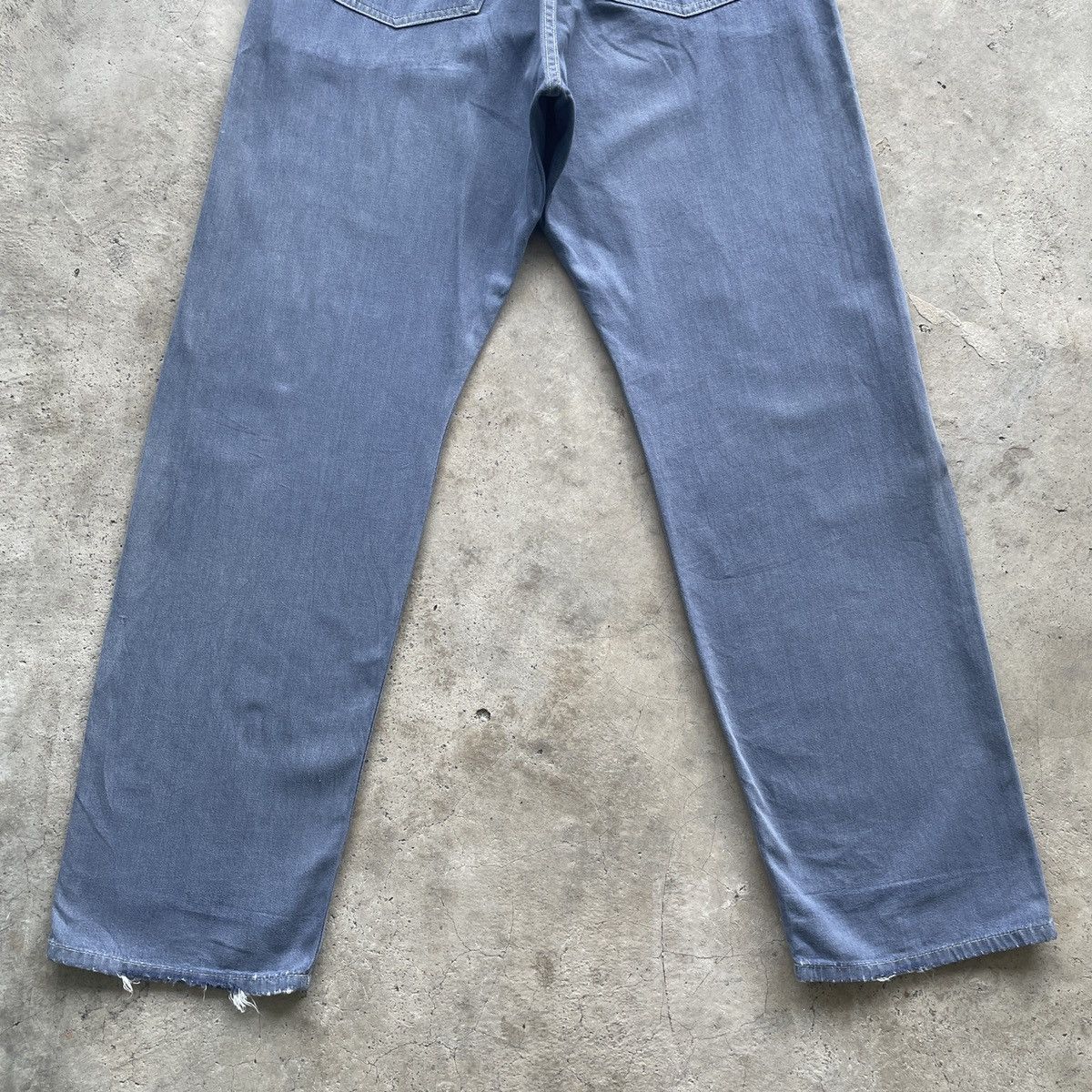 Japanese Brand Vintage Motor Oil Faded Blue Trousers Casual Pants W30 Size US 30 / EU 46 - 13 Thumbnail