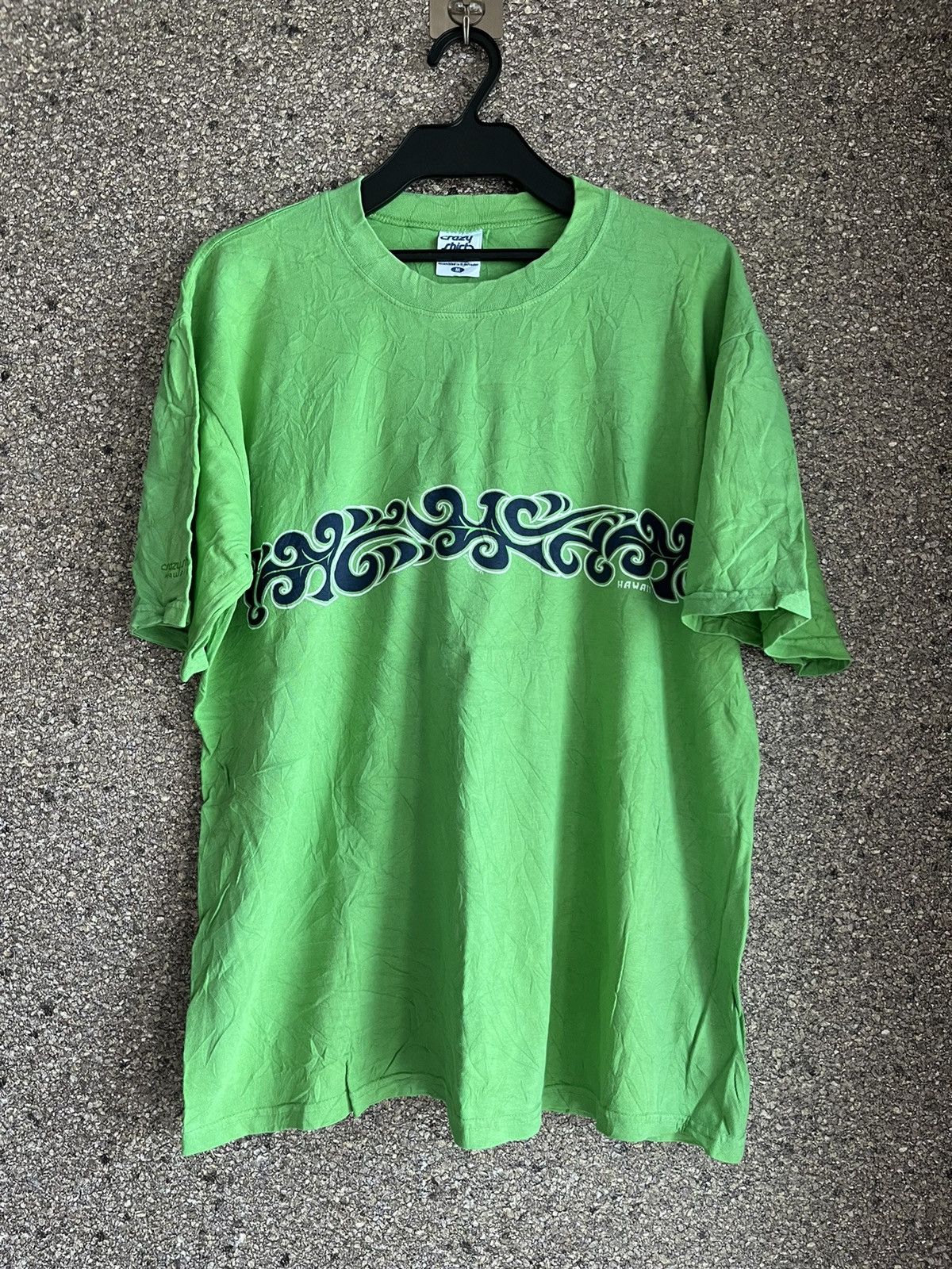 image of Made In USA x Vintage Crazy Shirt Ft79 in Green, Men's (Size Medium)