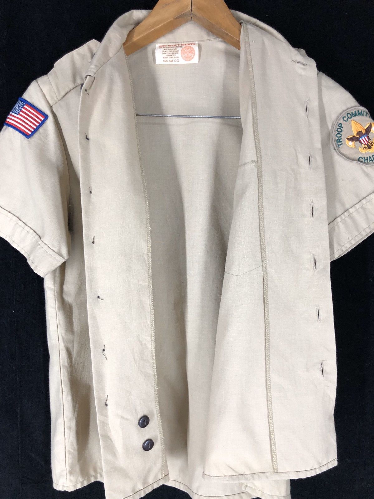 Vintage Boy Scout Of America Patches Button Ups Shirt Size US XS / EU 42 / 0 - 4 Thumbnail